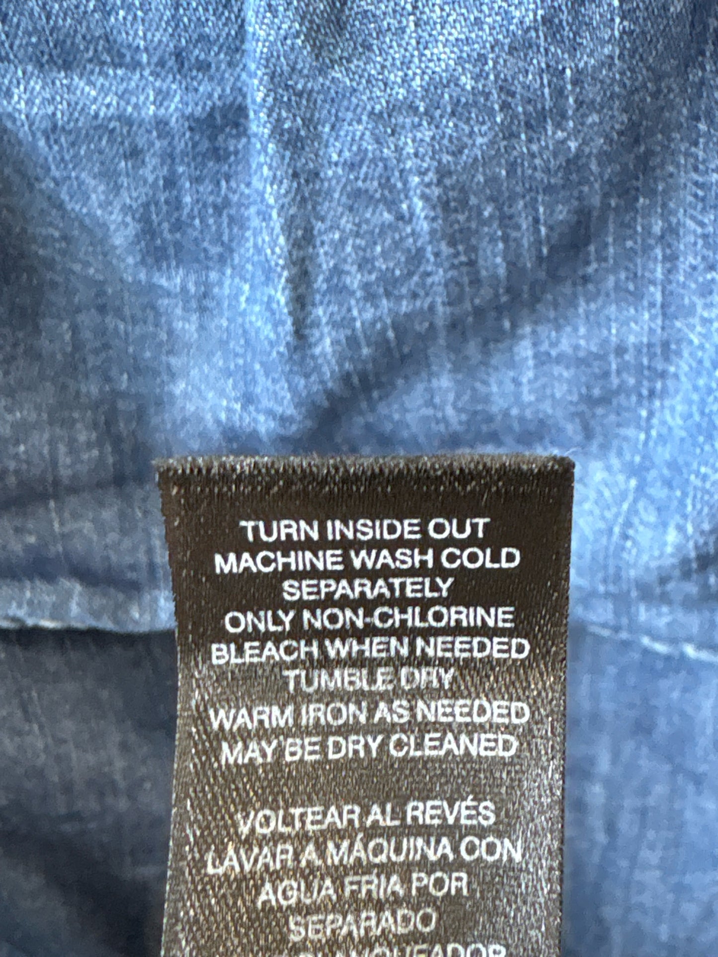White House Black Market Size S Denim Top