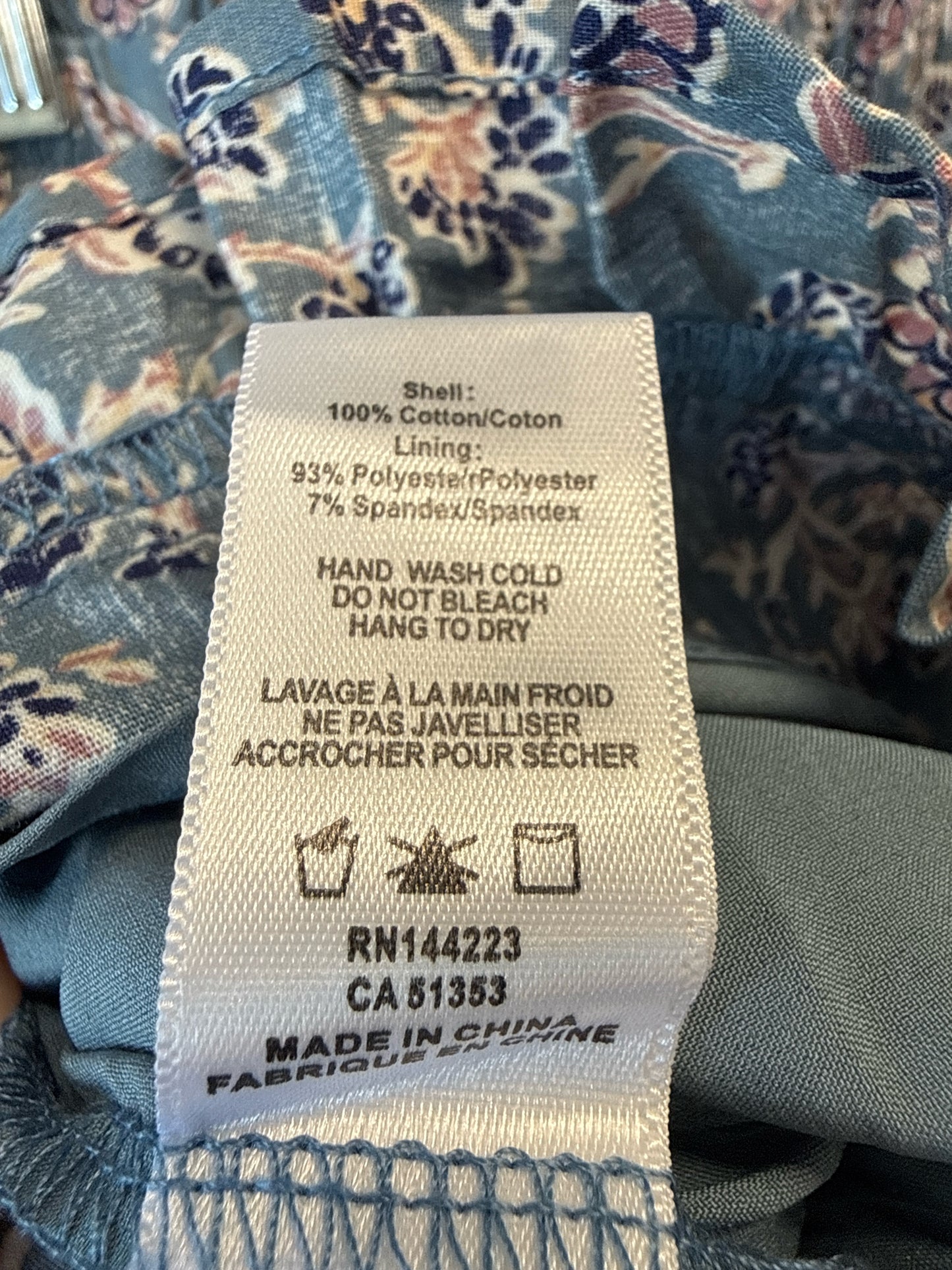 Bishop + Young Size S Blue Skirt