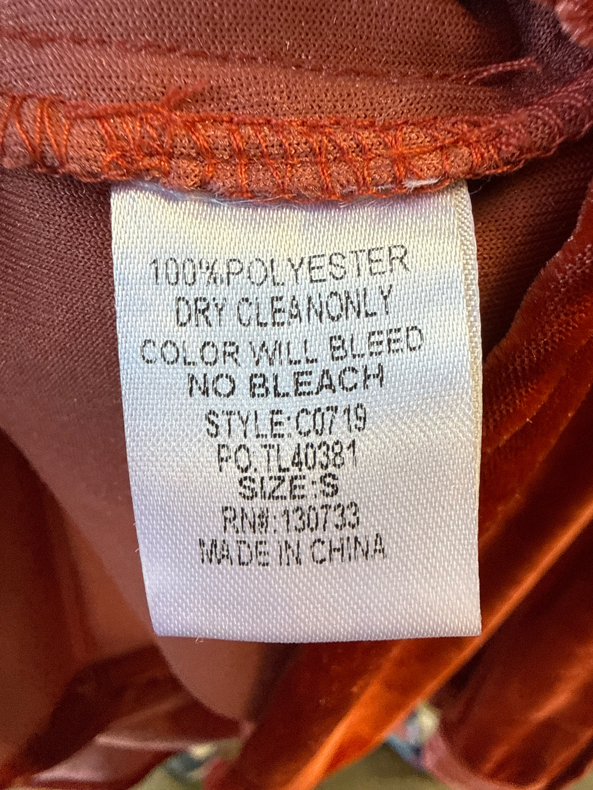 Umgee Size S Red Top