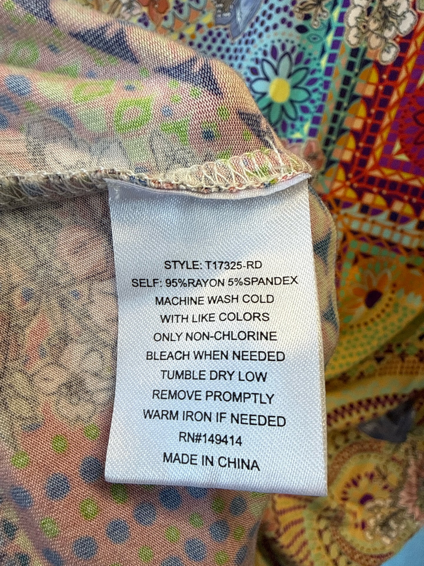 Johnny Was Size S multi Tee