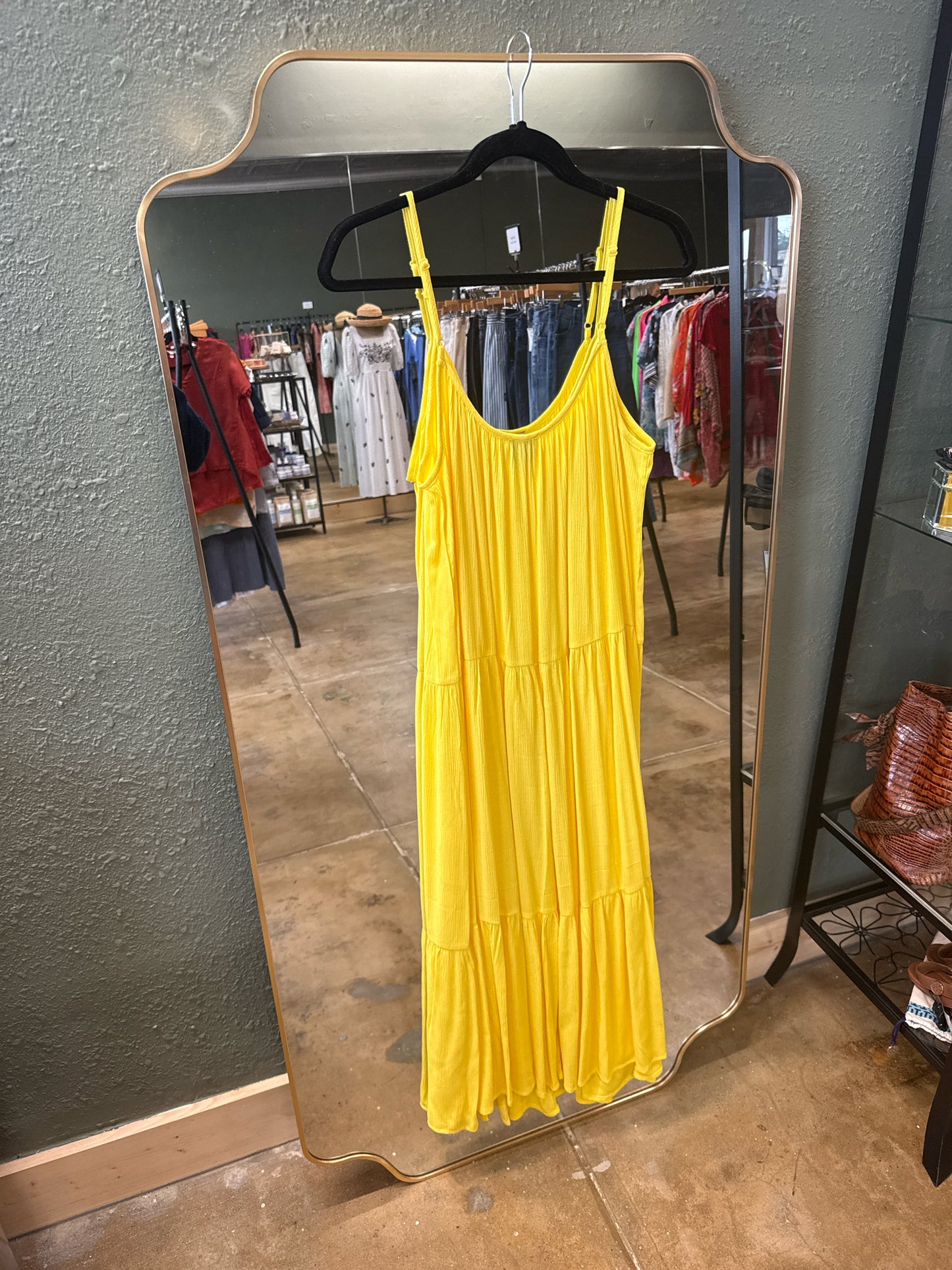 Como Vintage Size XL Yellow Dress