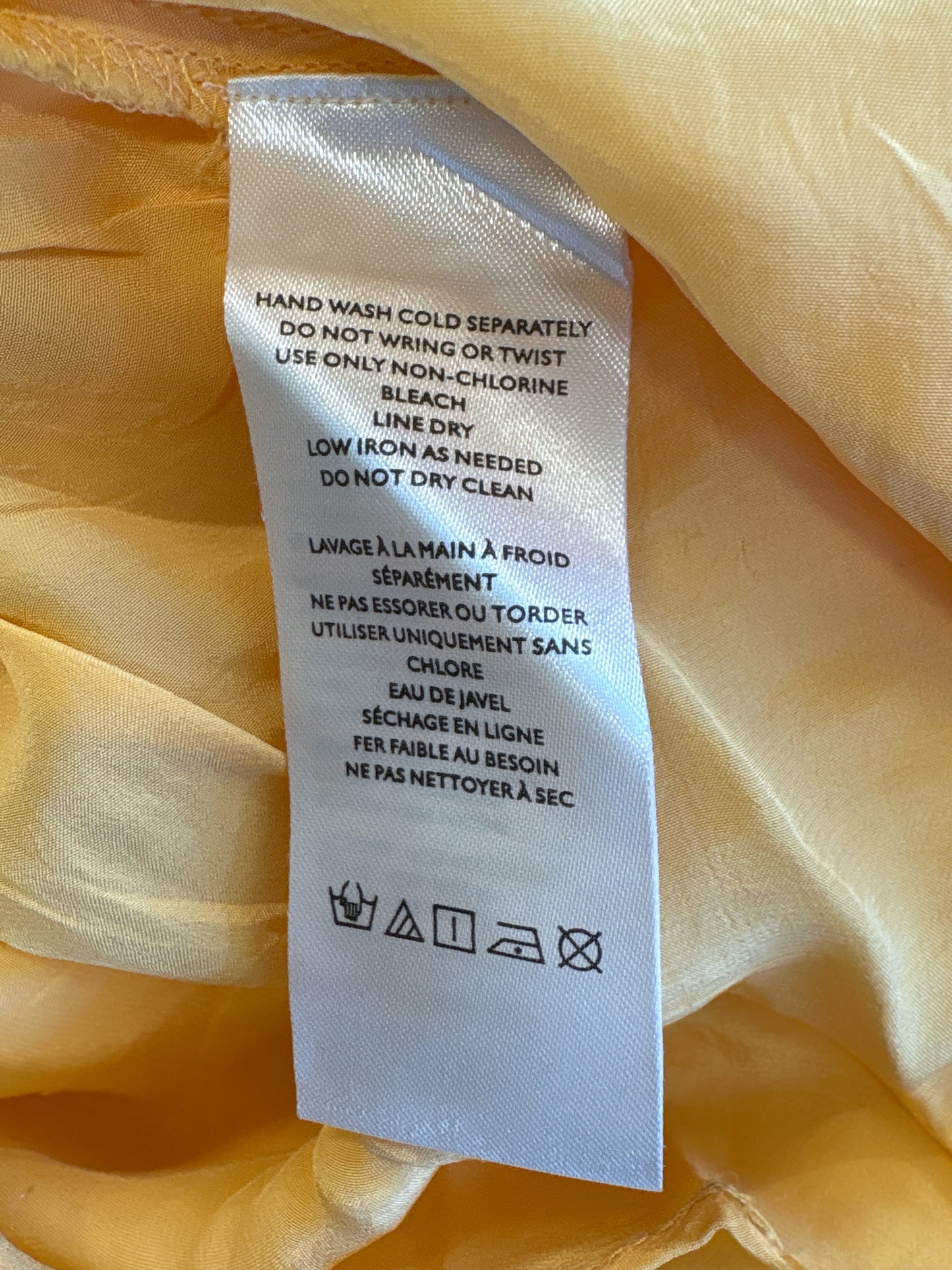 free people Size S Yellow Print Dress
