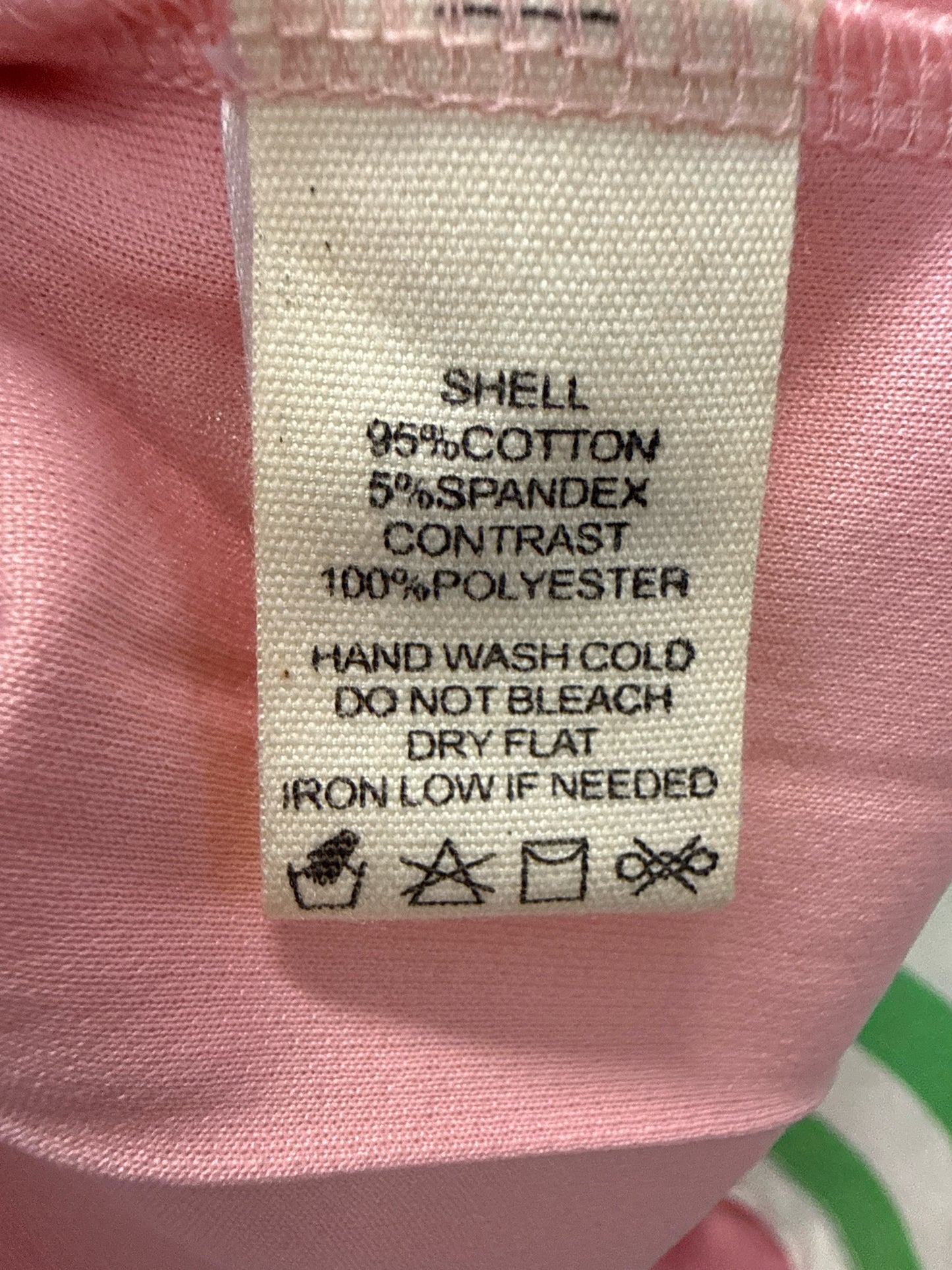 peach love Size S Green/Pink Top