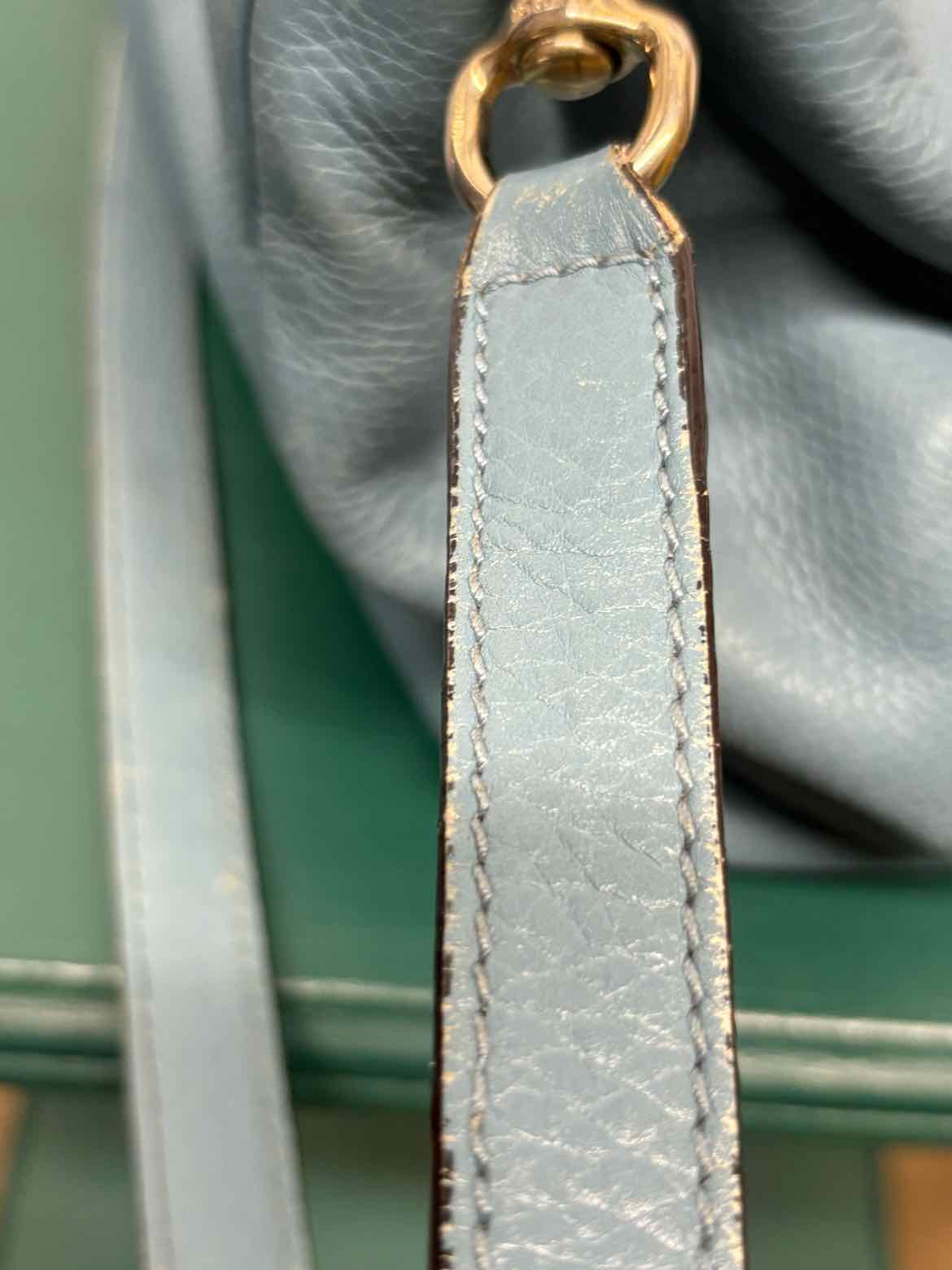 Gucci Light Blue PEBBLED Bag
