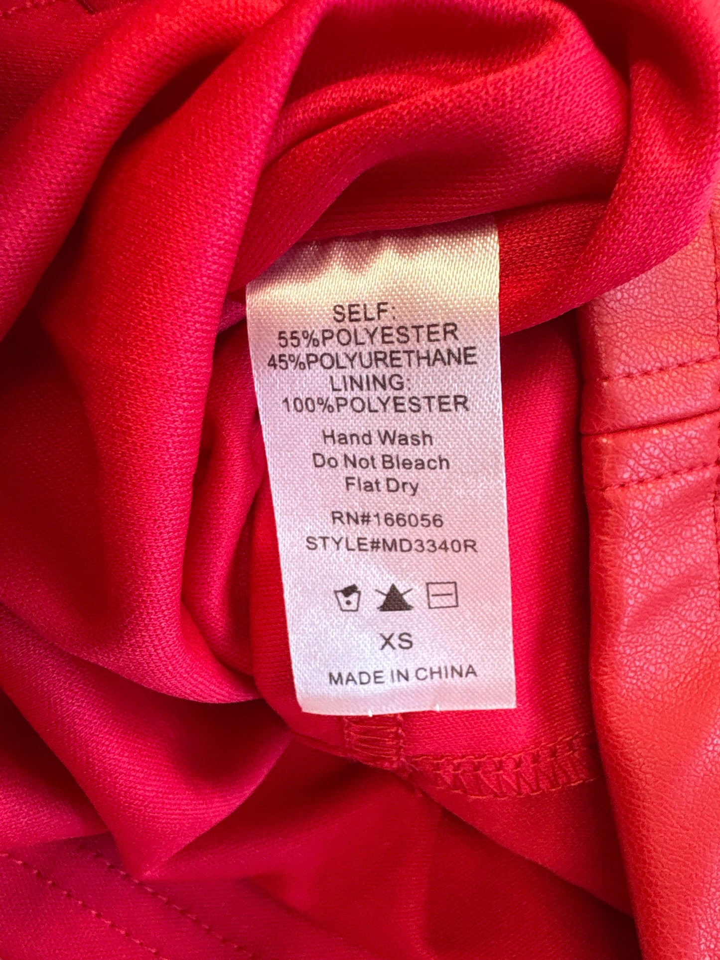 Raisonnel Size XS Red Dress