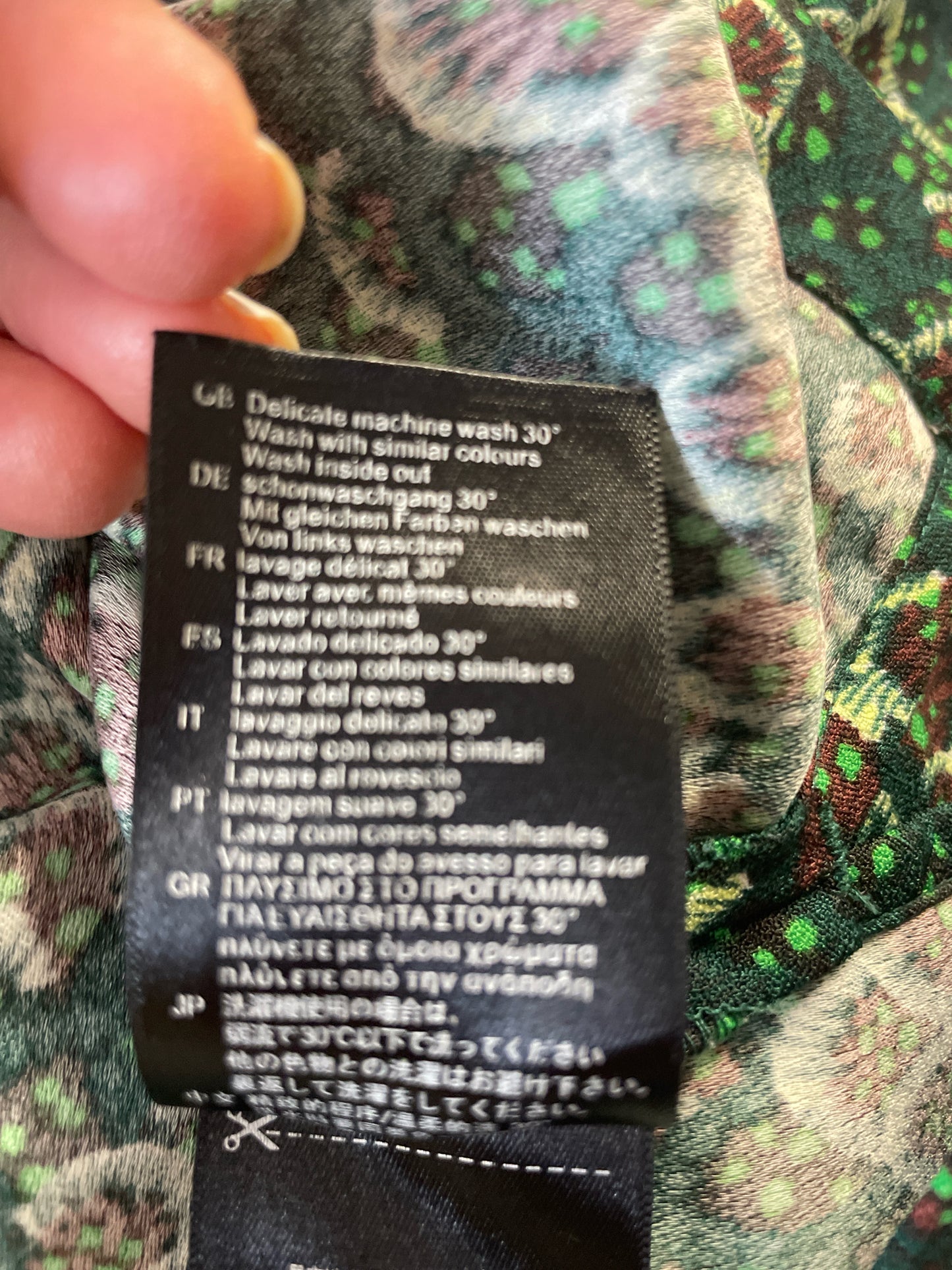 Scotch & Soda Size M Green/multi Dress