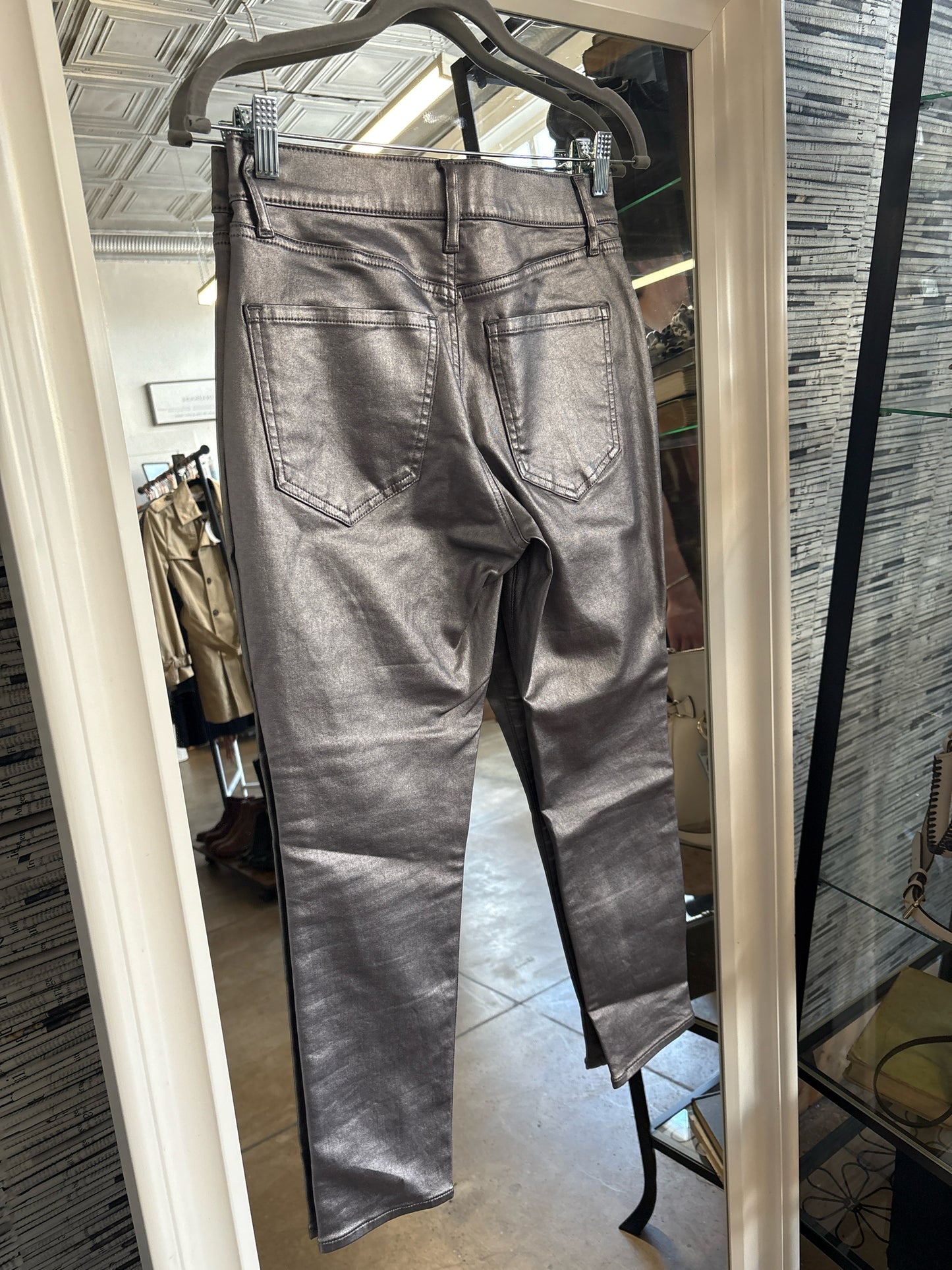 EXPRESS Size 4S Silver Pants
