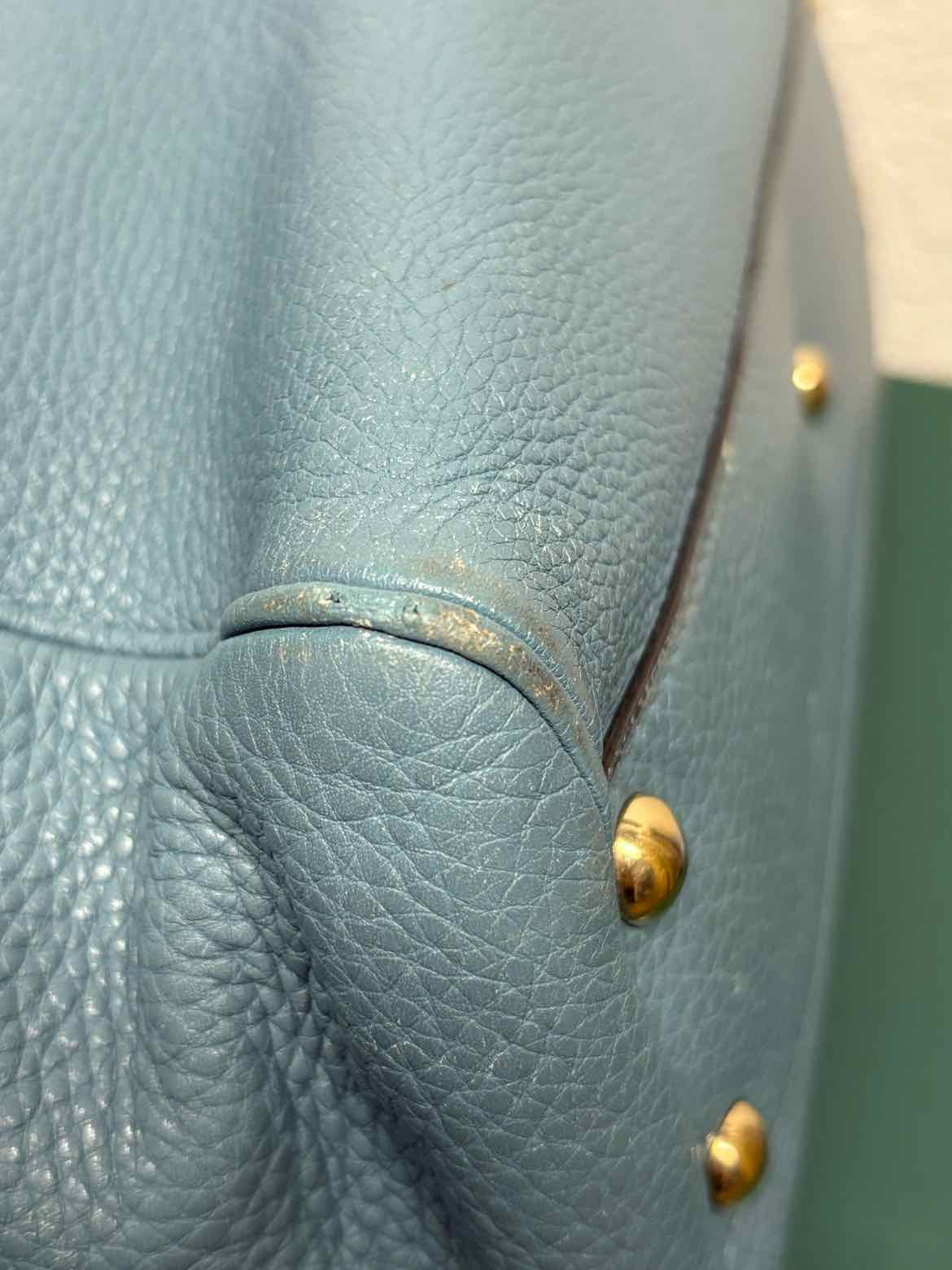 Gucci Light Blue PEBBLED Bag