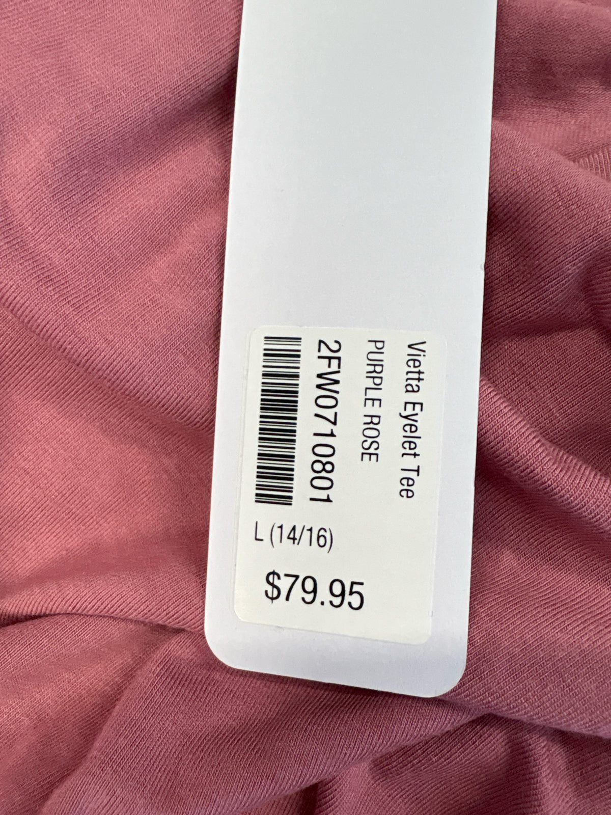 Soft Surroundings Size L Pink Top