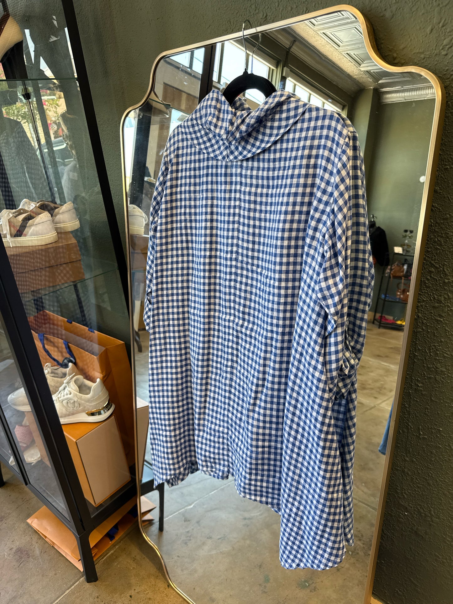 B.Hadikusumo Size OS Blue/White Dress