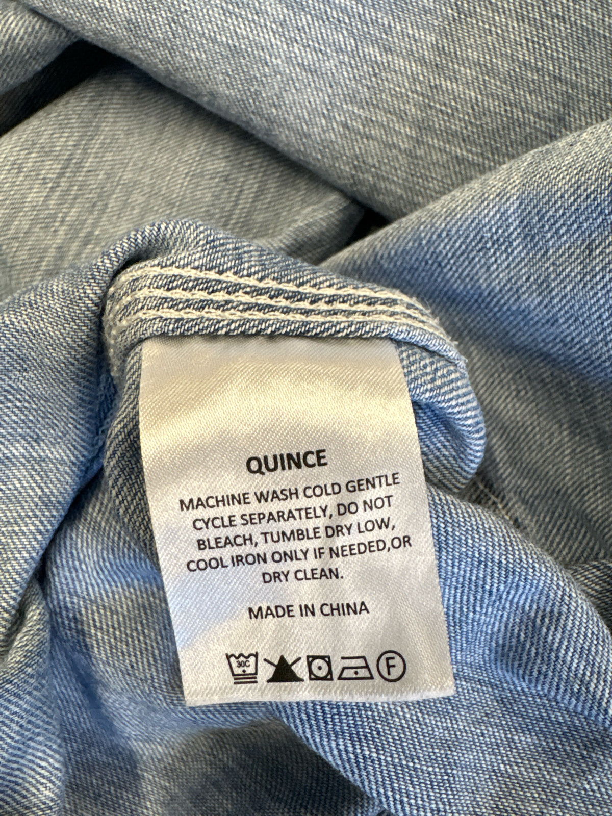 Quince Size M Denim Top