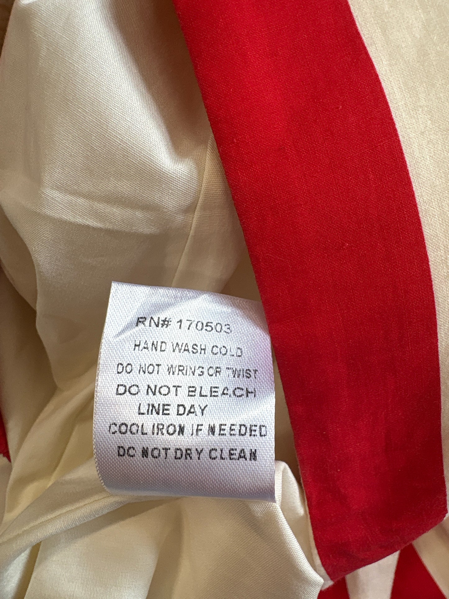 Jodifl Size Sm Cream/Red Skirt