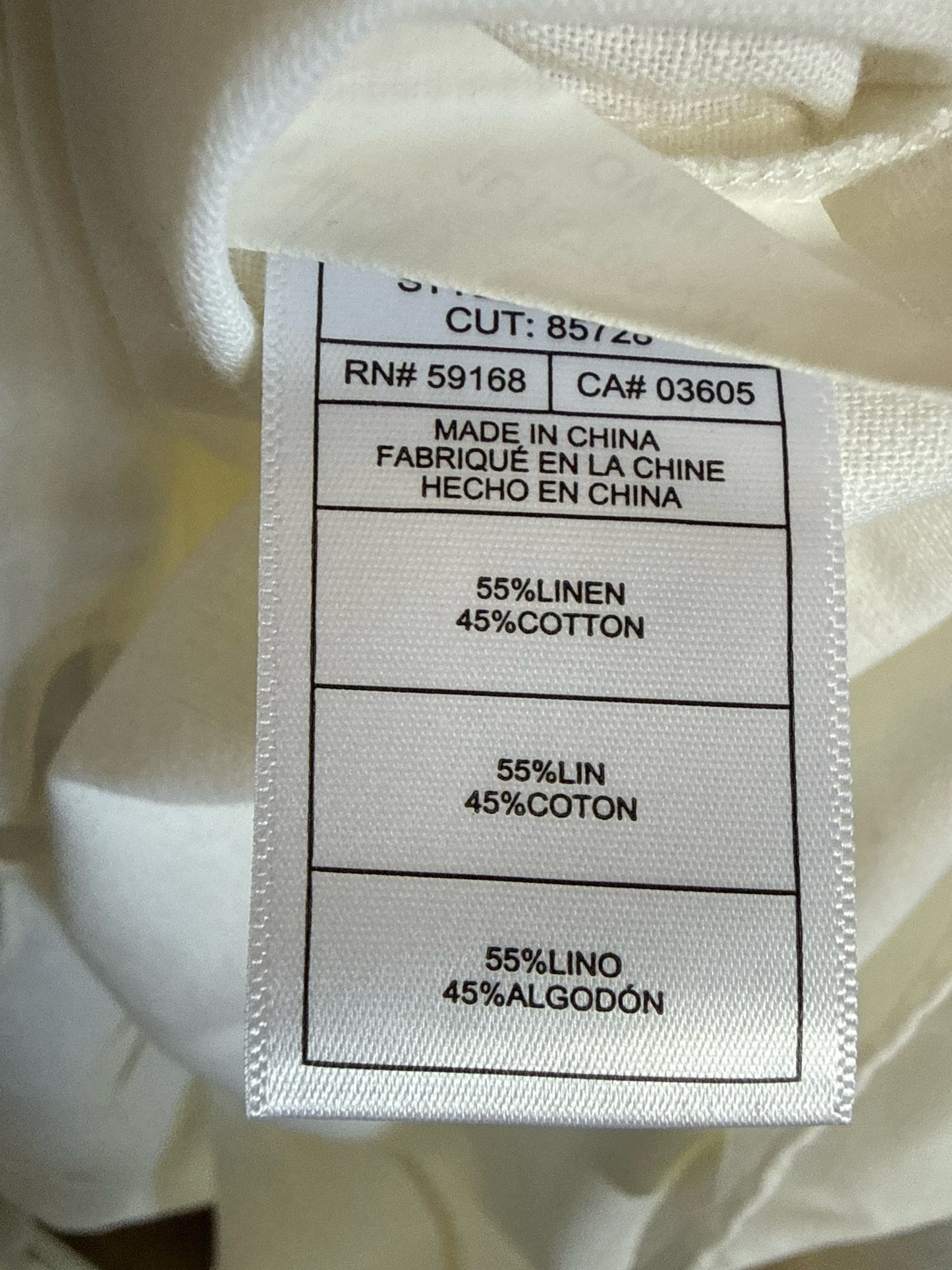 Karen Kane Size M White Top