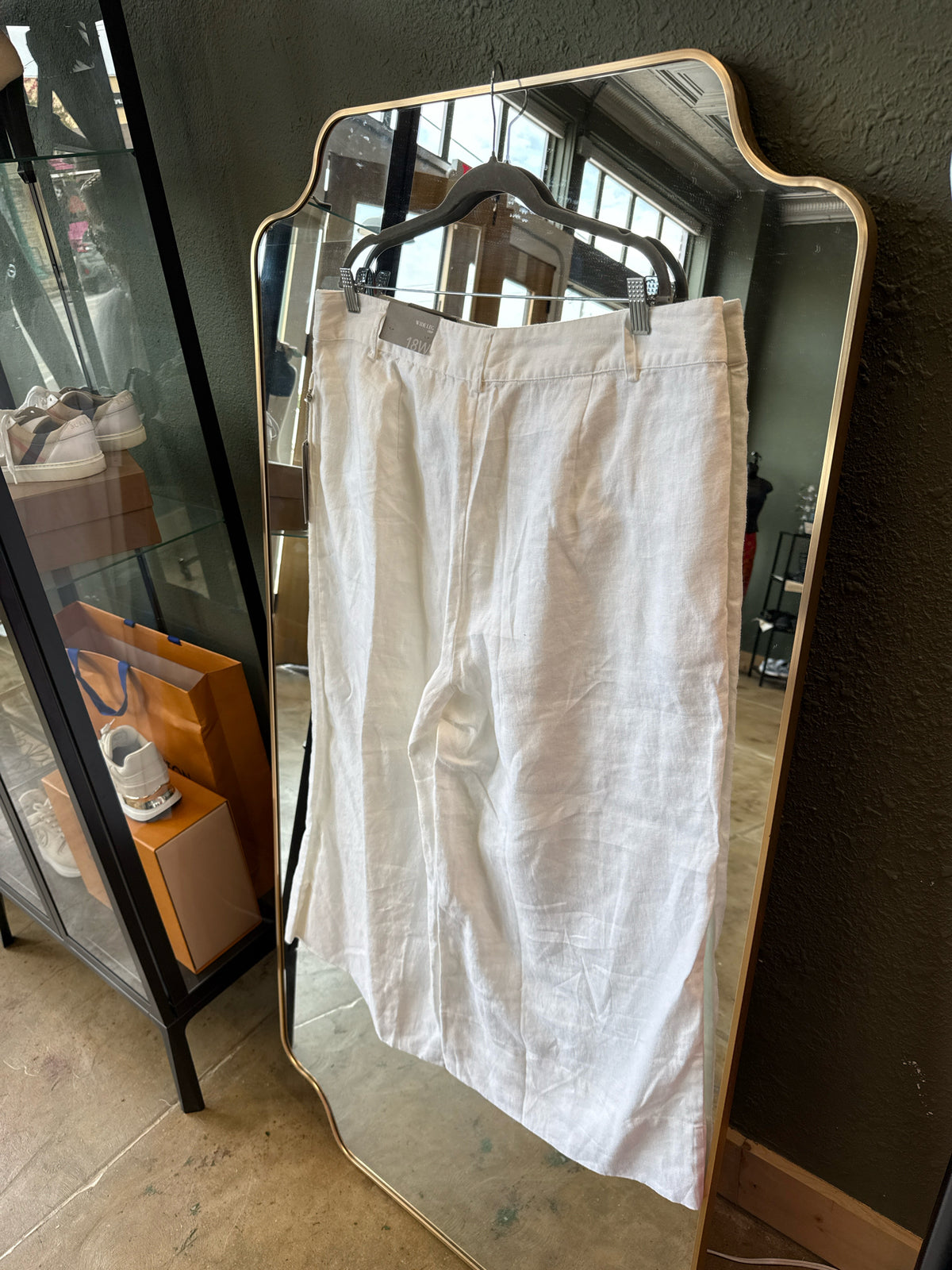 Soft Surroundings Size 18W White Pants