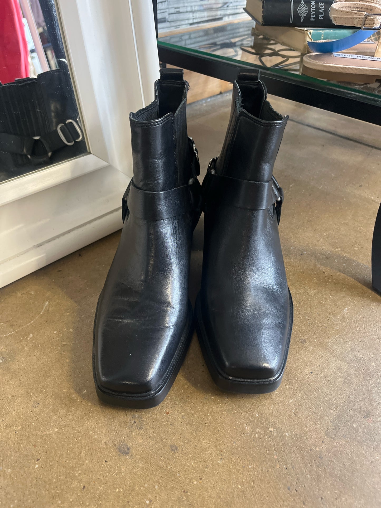 Sam Edelman Shoe Size 7 Black Buckles Boots