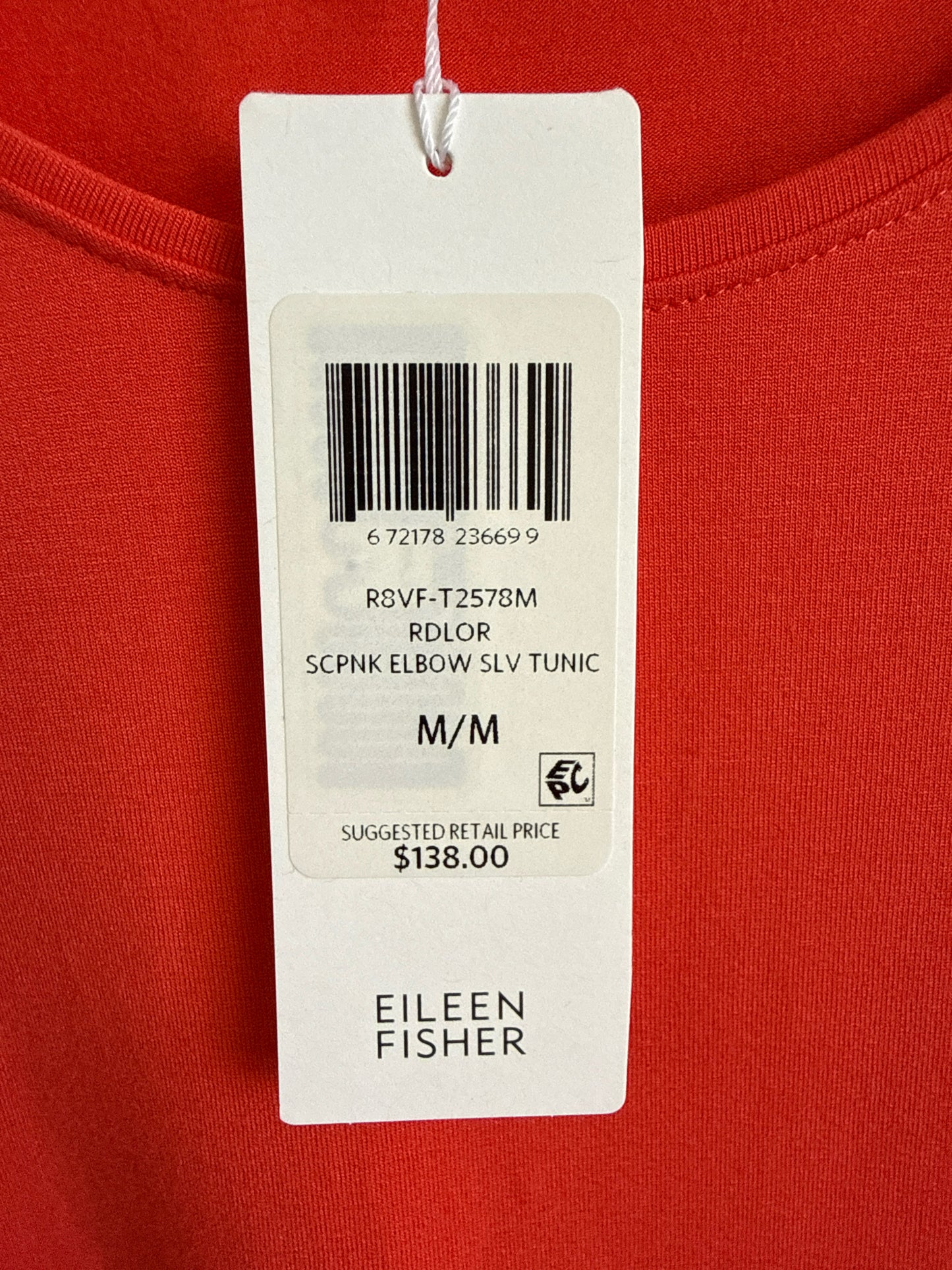 EILEEN FISHER Size M Red Dress
