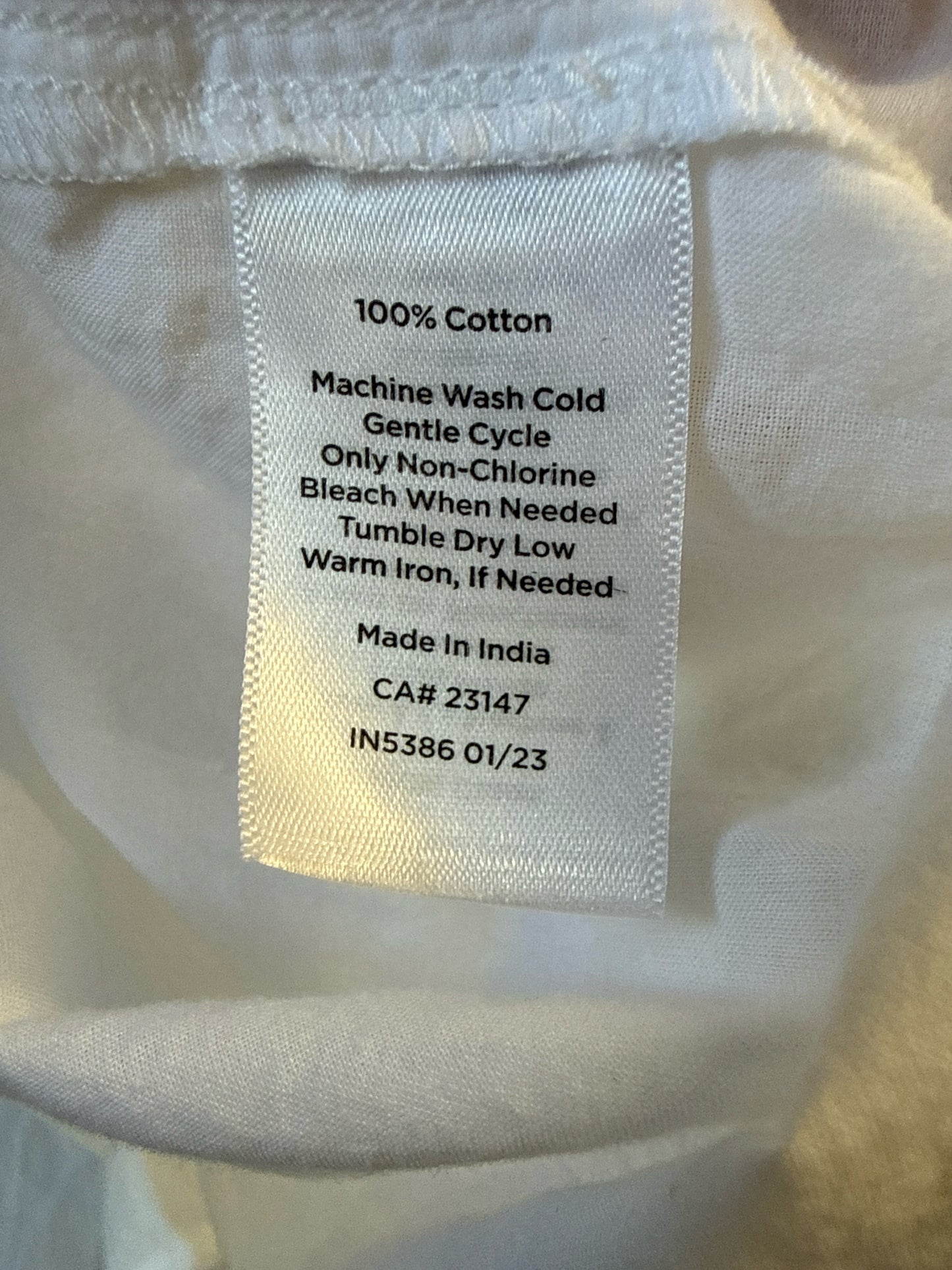 TALBOTS Size MP White Top