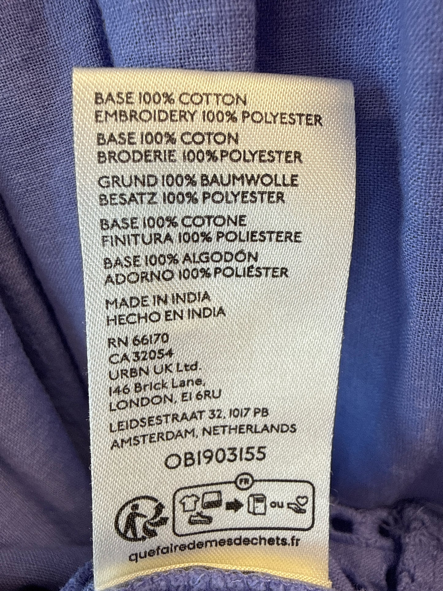 free people Size S Periwinkle Top