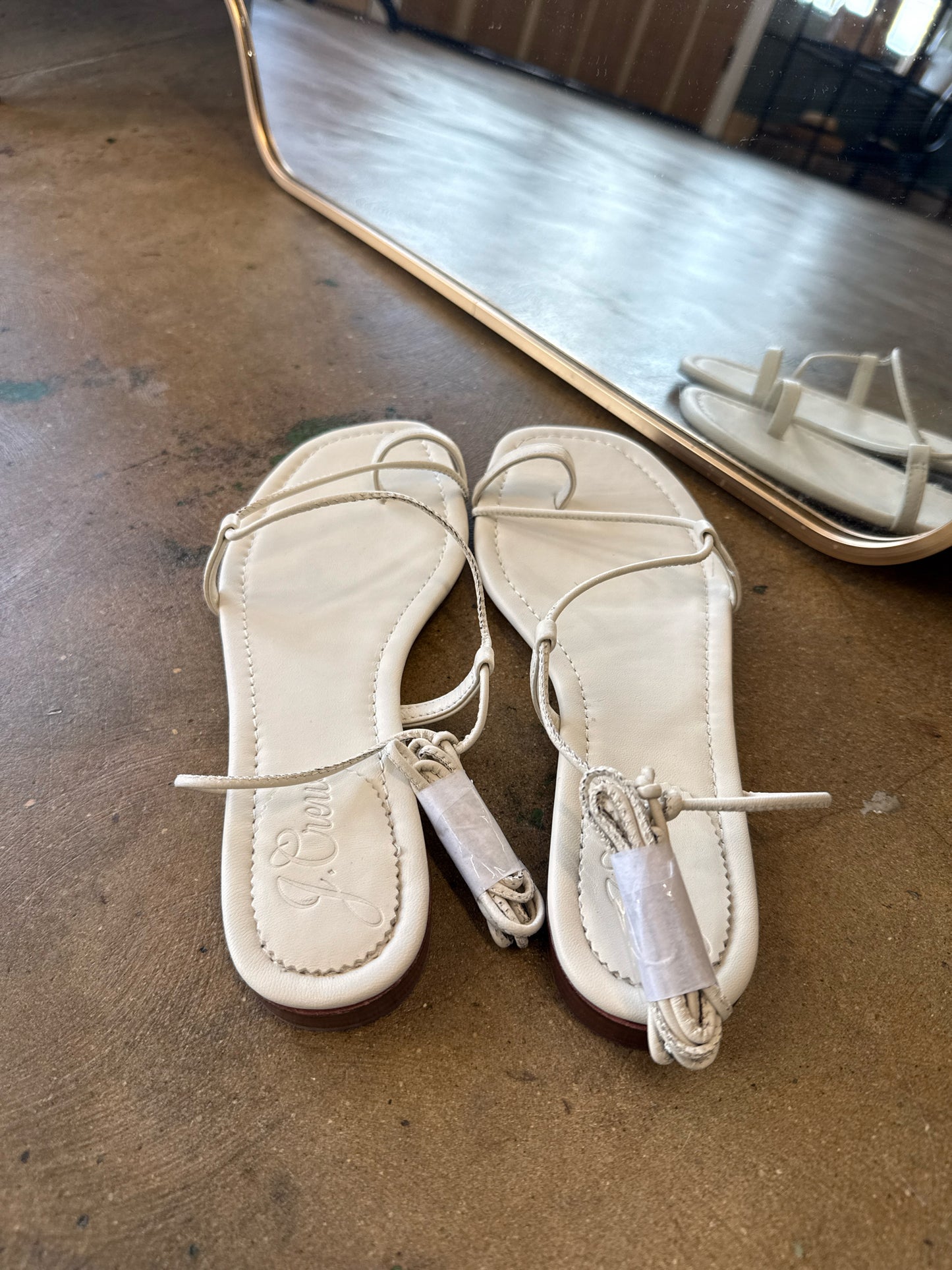 Jcrew Shoe Size 7 White Sandals
