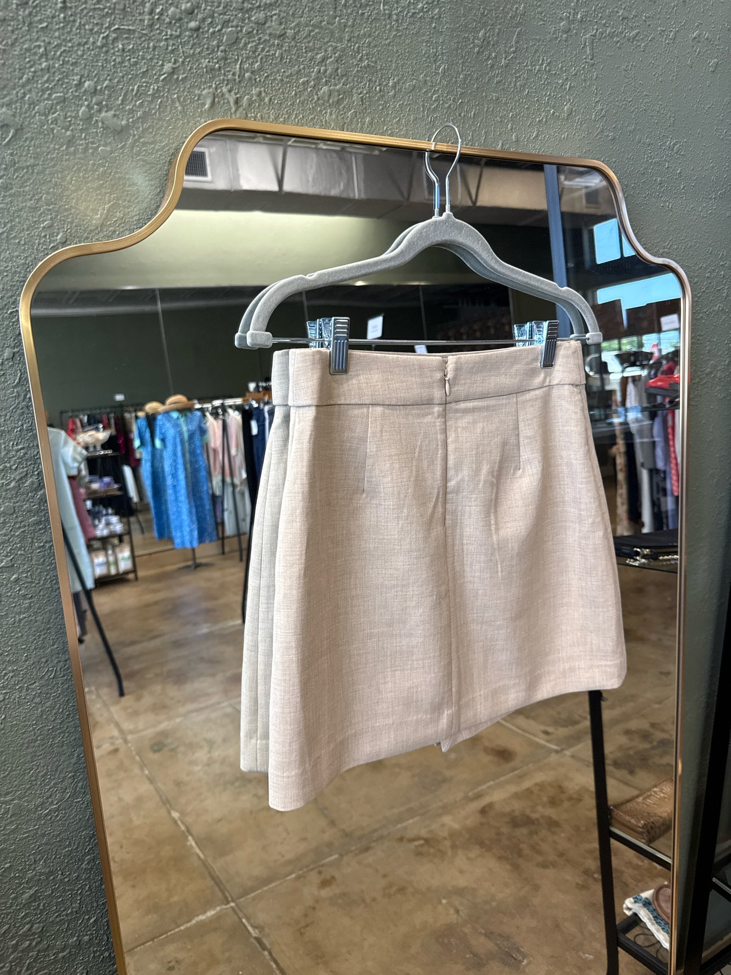Babaton Size 4 Tan Skirt