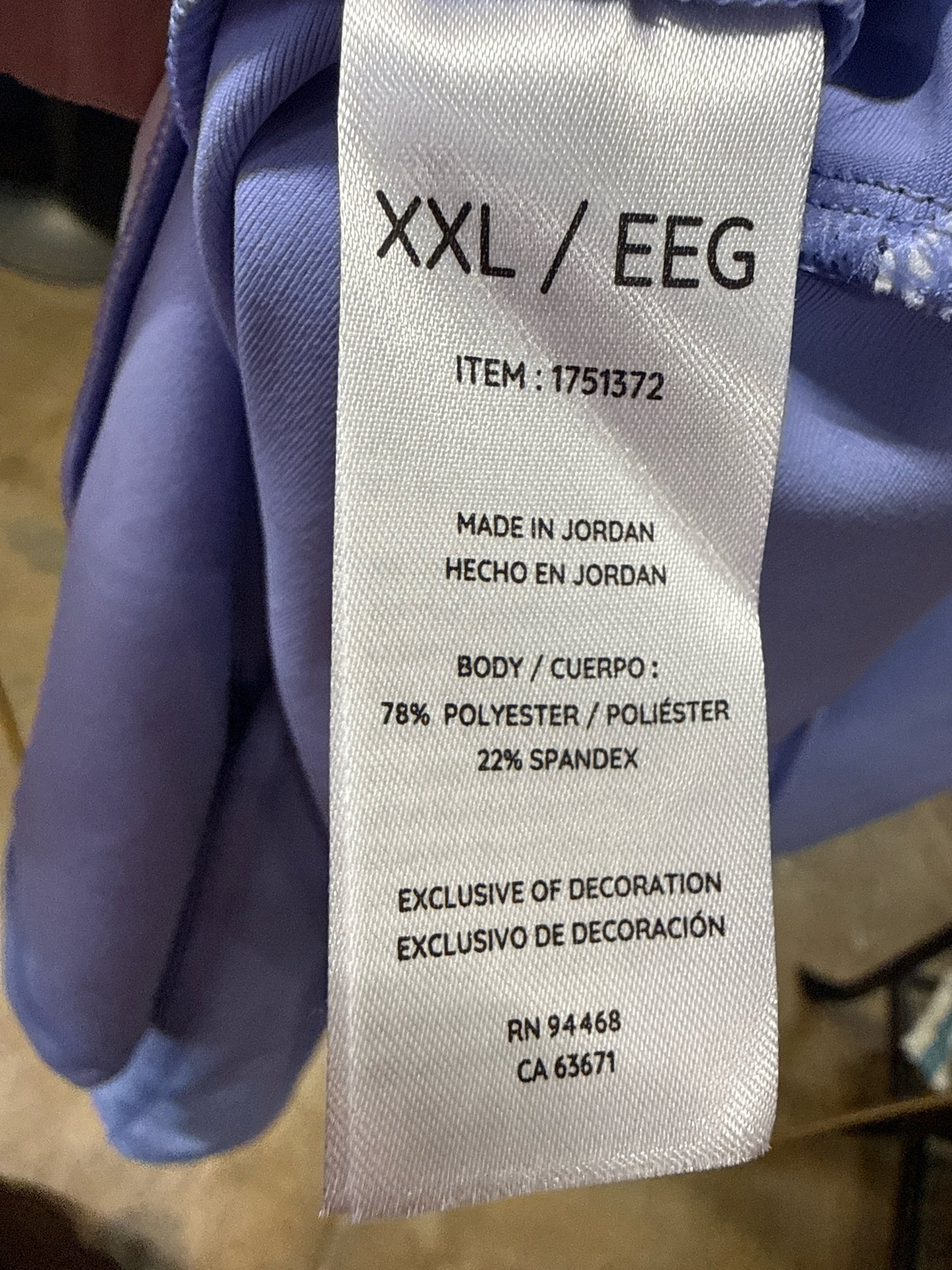 sage Size XXL Periwinkle Dress