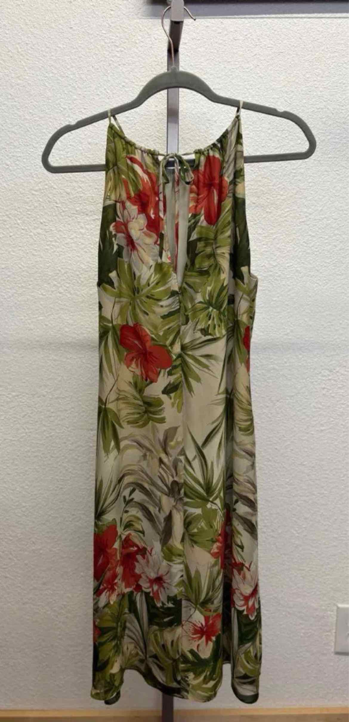 TALBOTS Size 10 light green Flower Dress