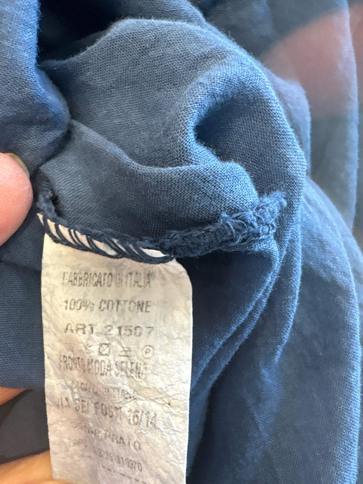 Made in Italy Size OS Dark Blue Dress