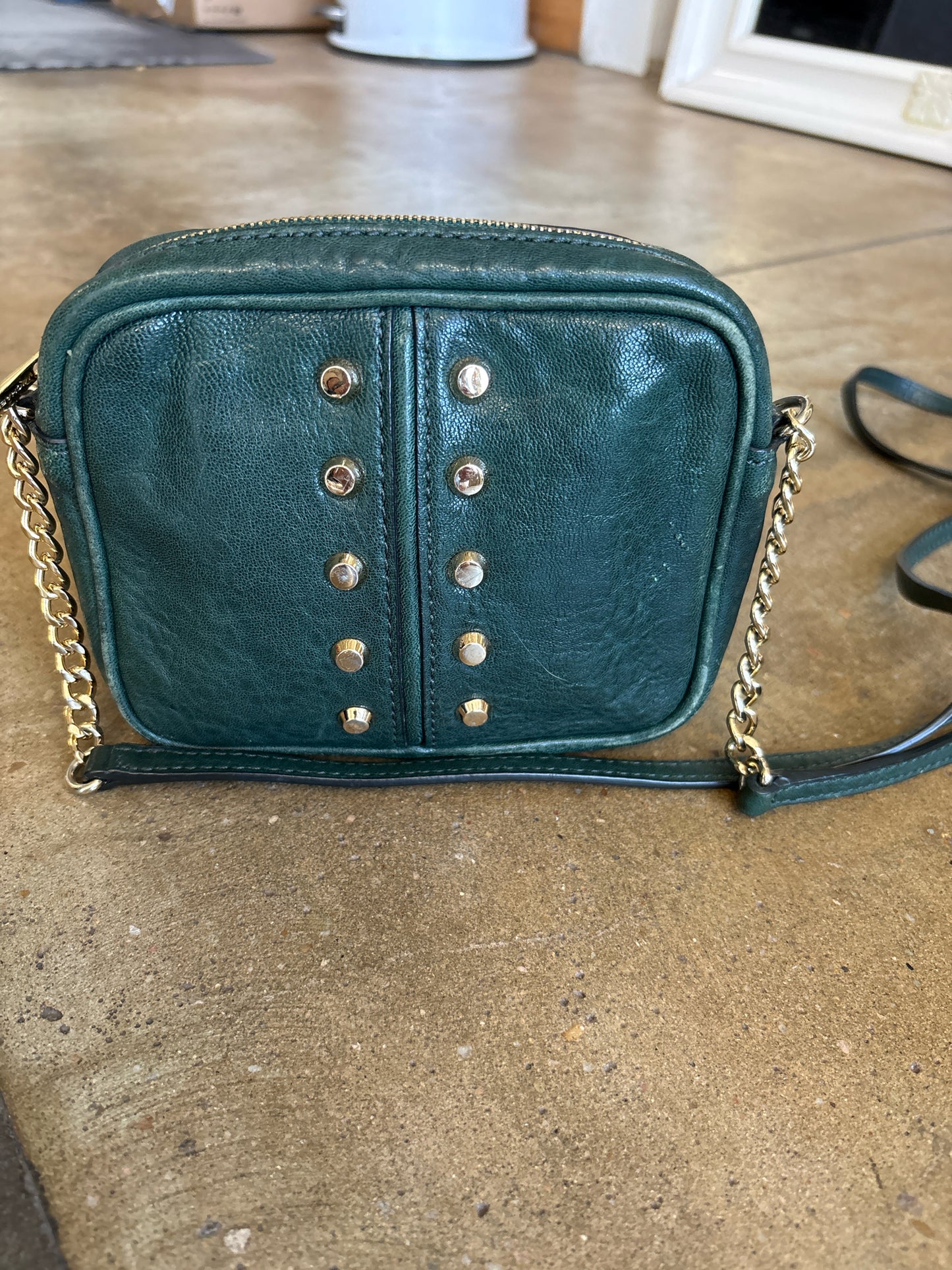 MICHAEL KORS Forest Green Purse