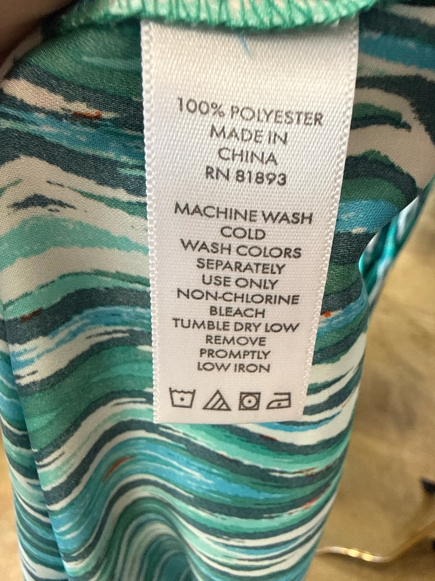 Cynthia Vincent Size S Teal Dress