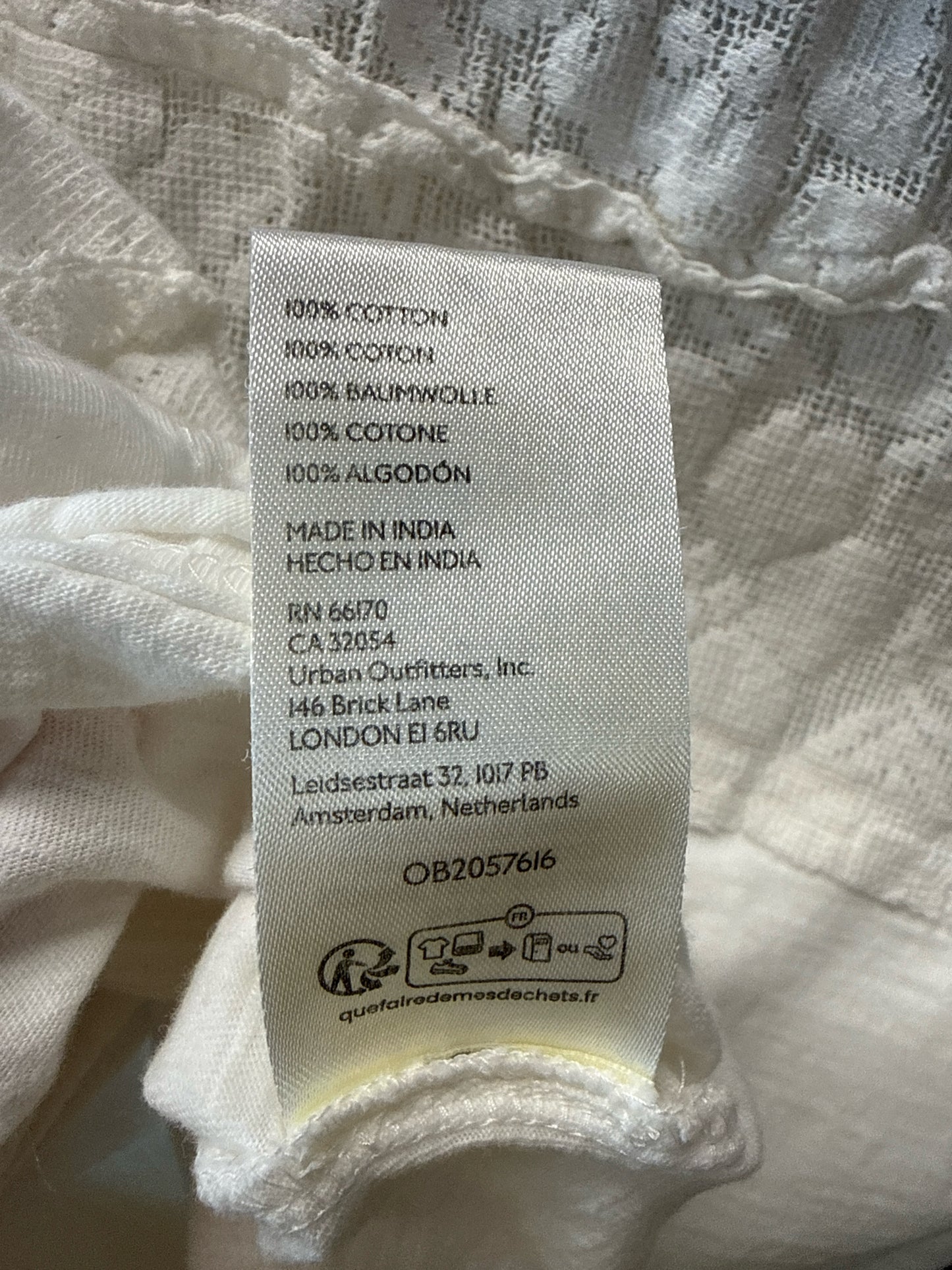 Pilcro Size XS White Top