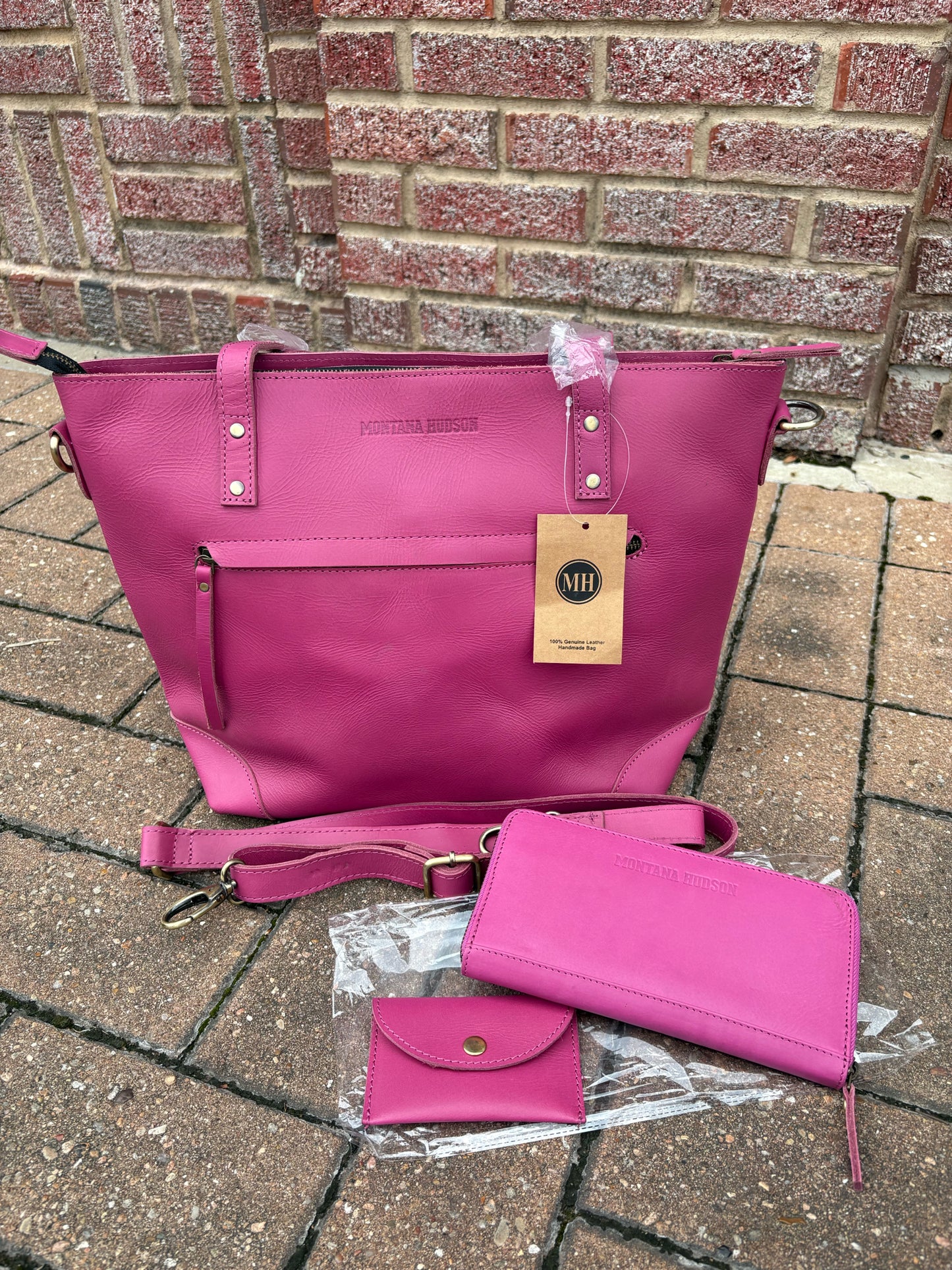 Montana Hudson Bright Pink Tote Bag