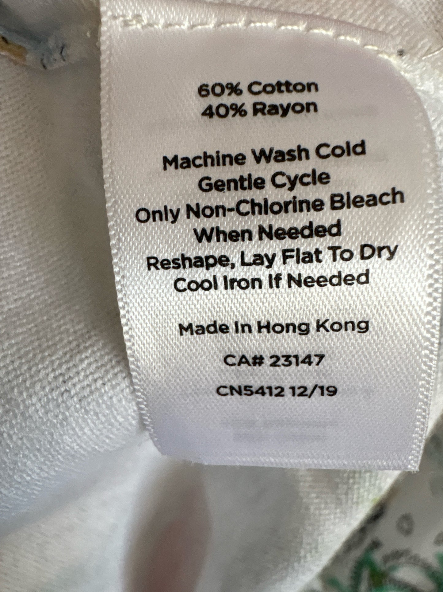 TALBOTS Size S white + multi Cardigan