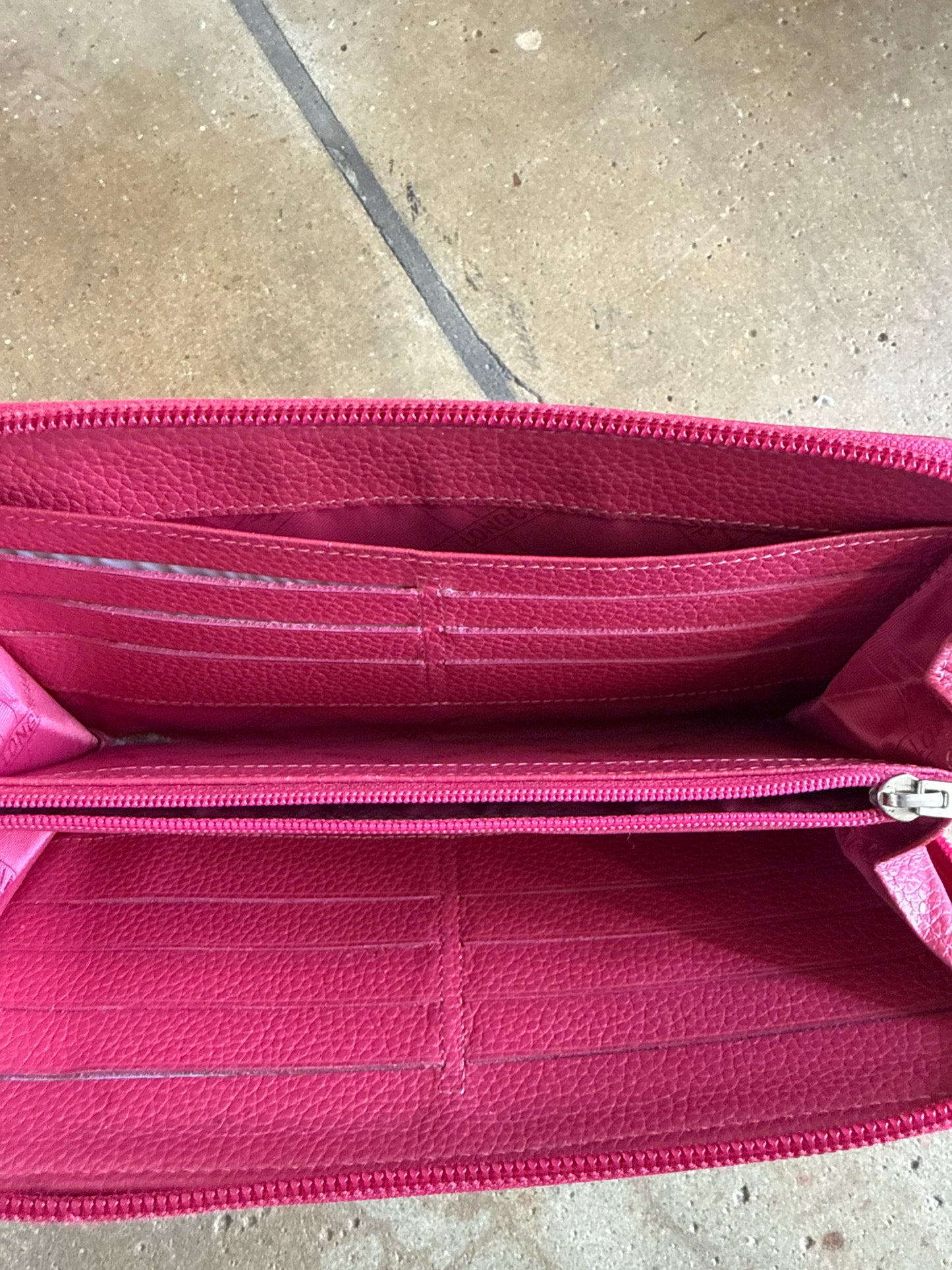 Longchamp Pink Wallet/Wristlet