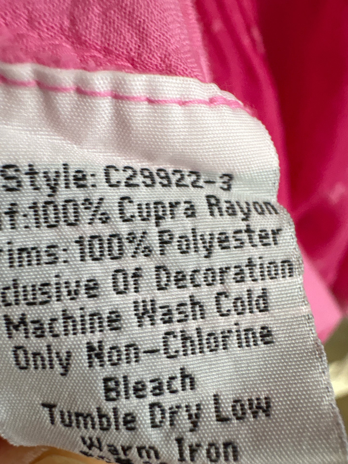 Johnny Was Size M Pink Top