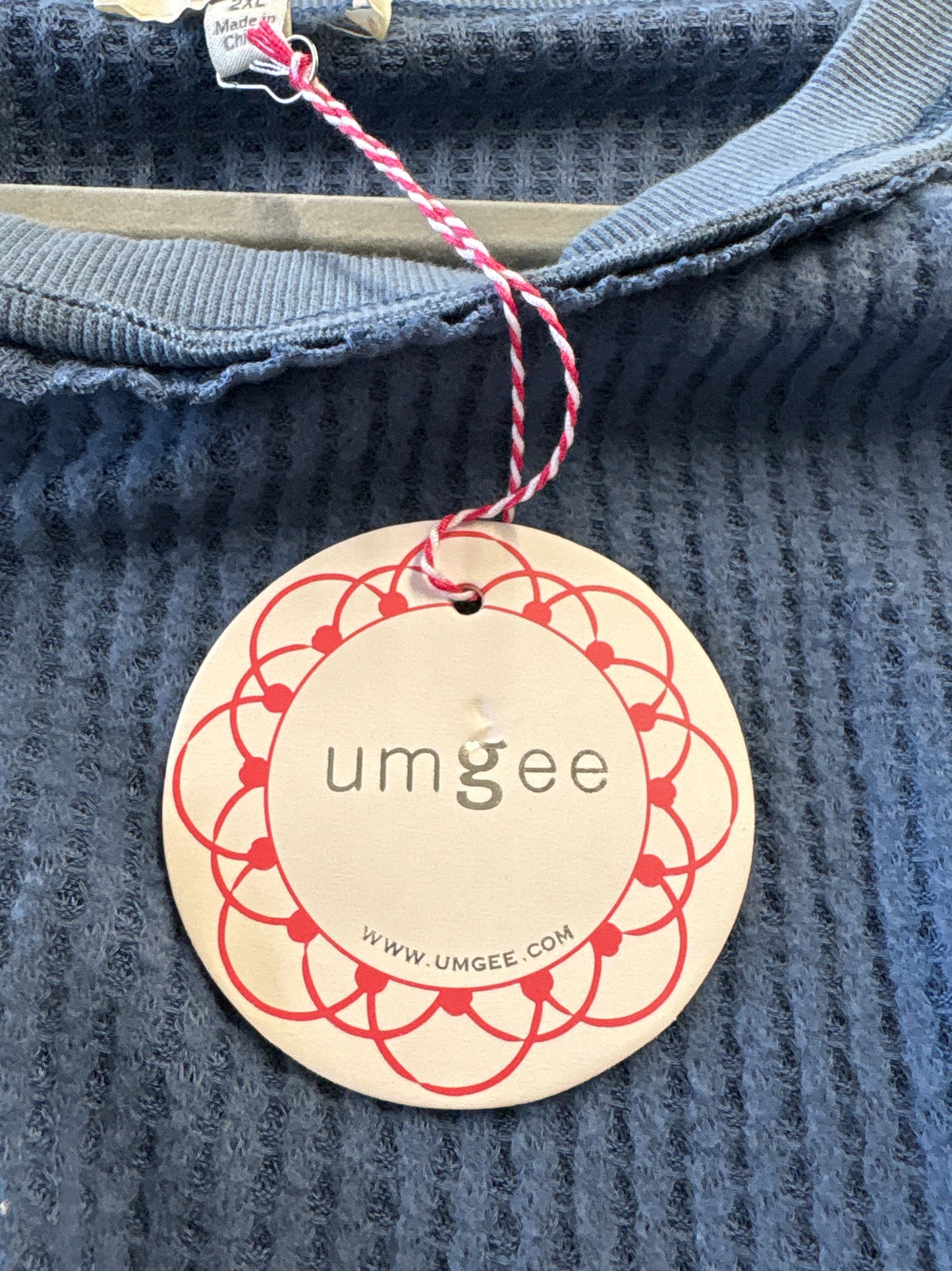 Umgee Size 2XL Blue Top
