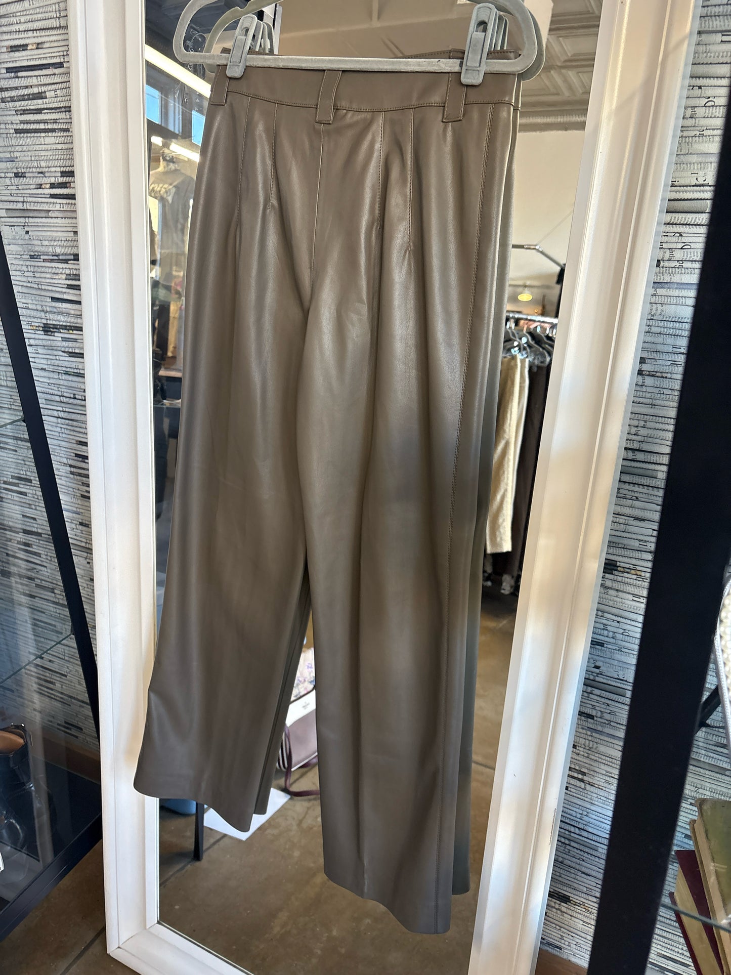 ZARA Size S Dark Tan Pants