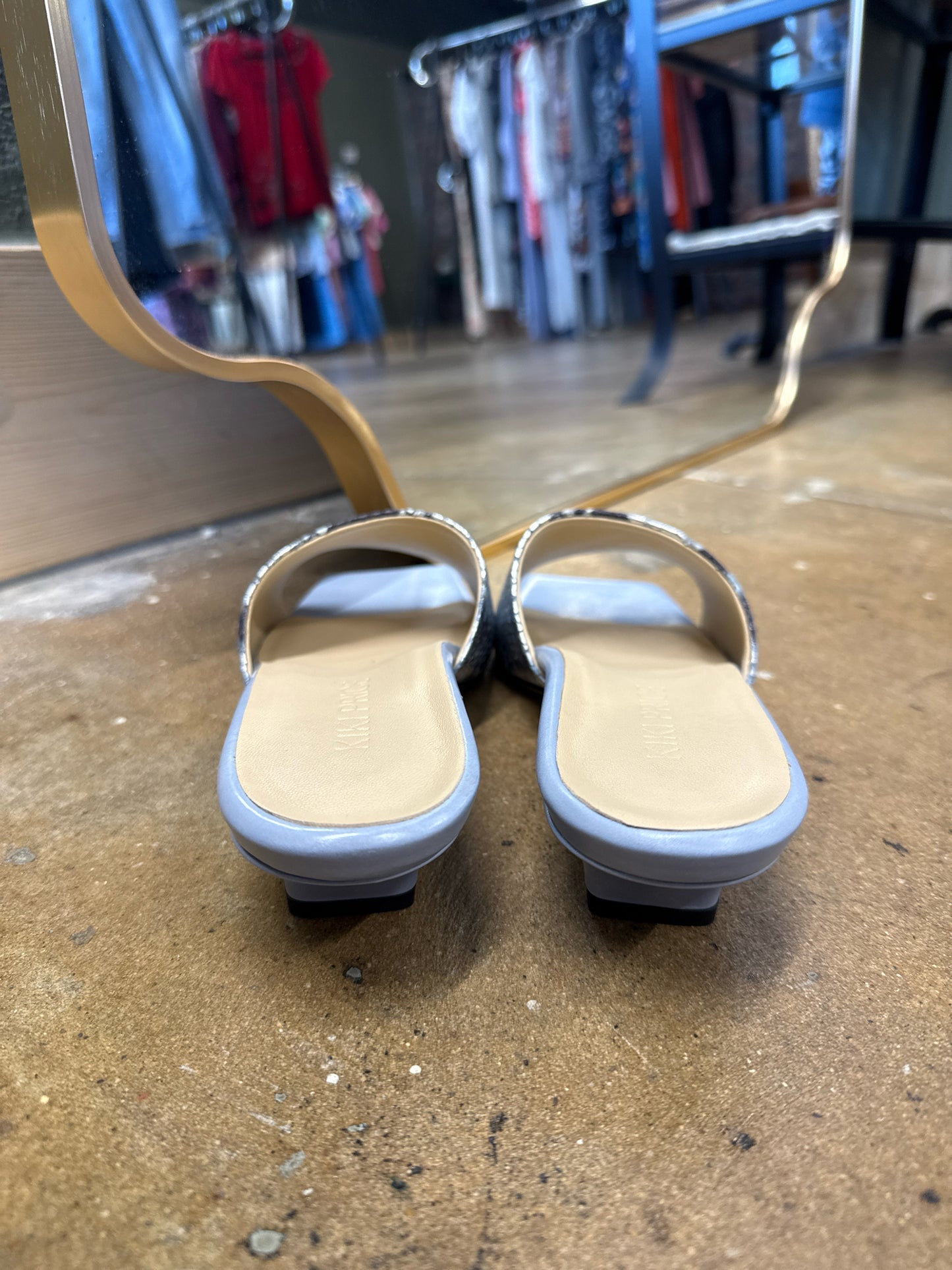 Kiki Price Shoe Size 38 Blue Sandals