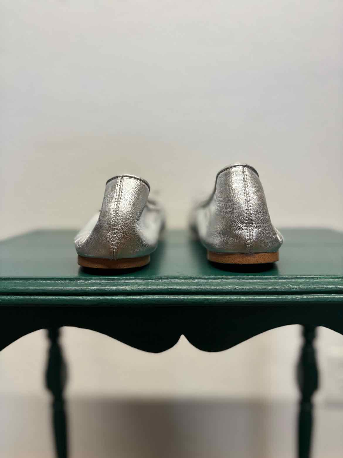 Sam Edelman Shoe Size 10 Silver ballet Flats