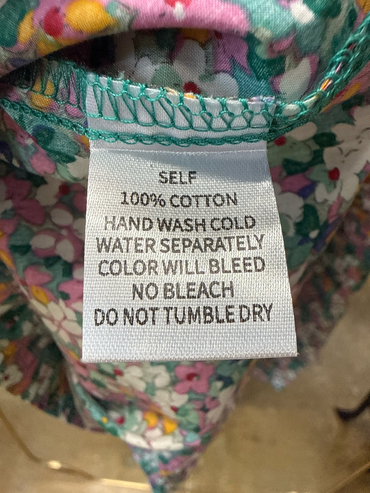 Pinch Size M Teal/Pink Top