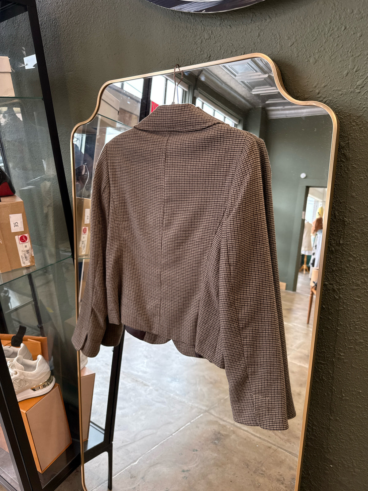 ANN TAYLOR Size 4 Brown Blazer