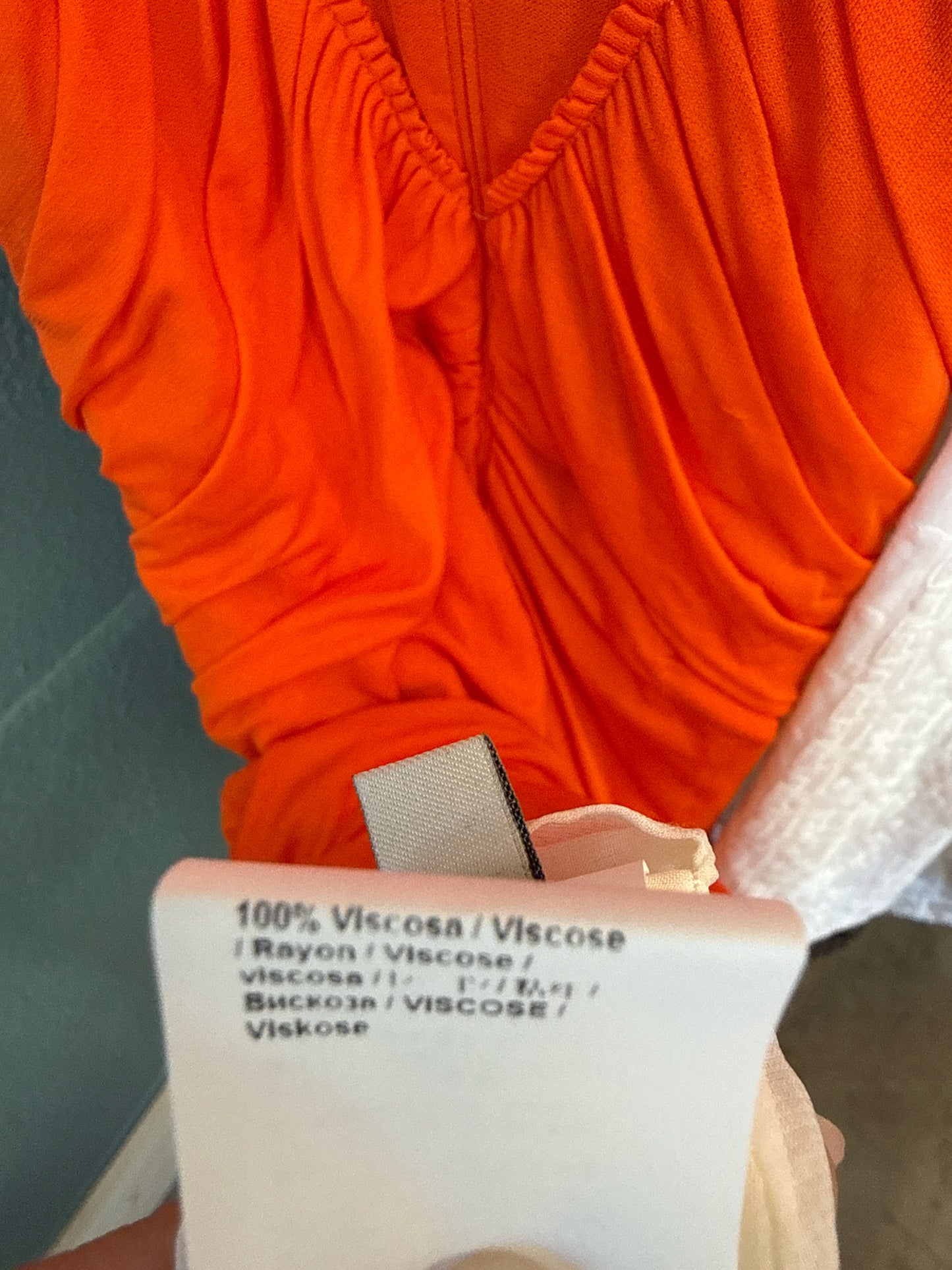 ROBERTO CAVALLI Size 36 Orange Dress