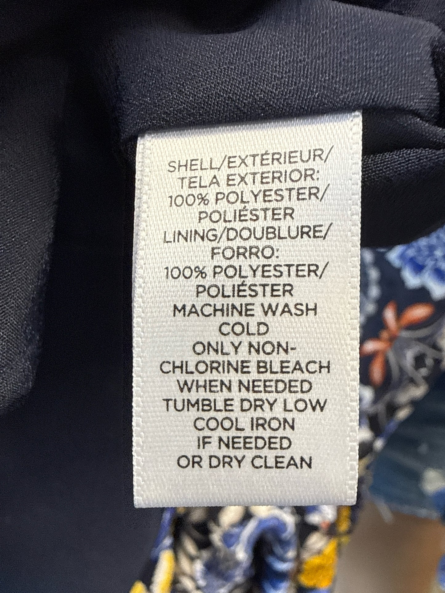 LOFT Size XSP Blue/Yellow Dress