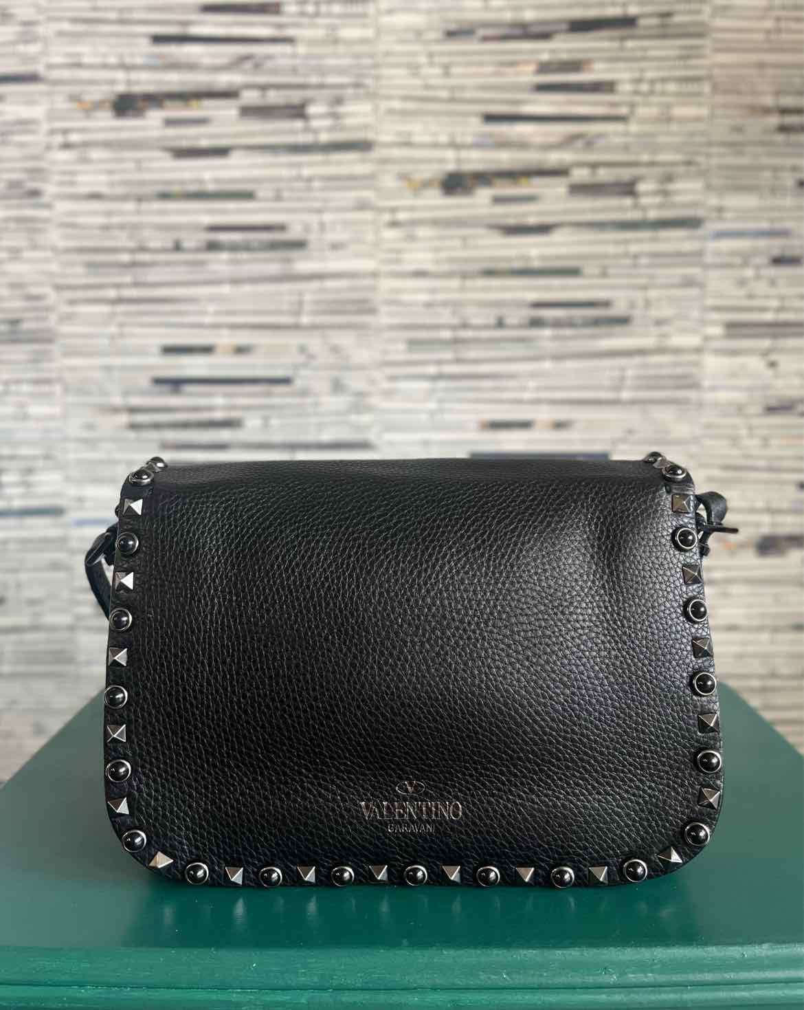 Valentino Black Studded Bag
