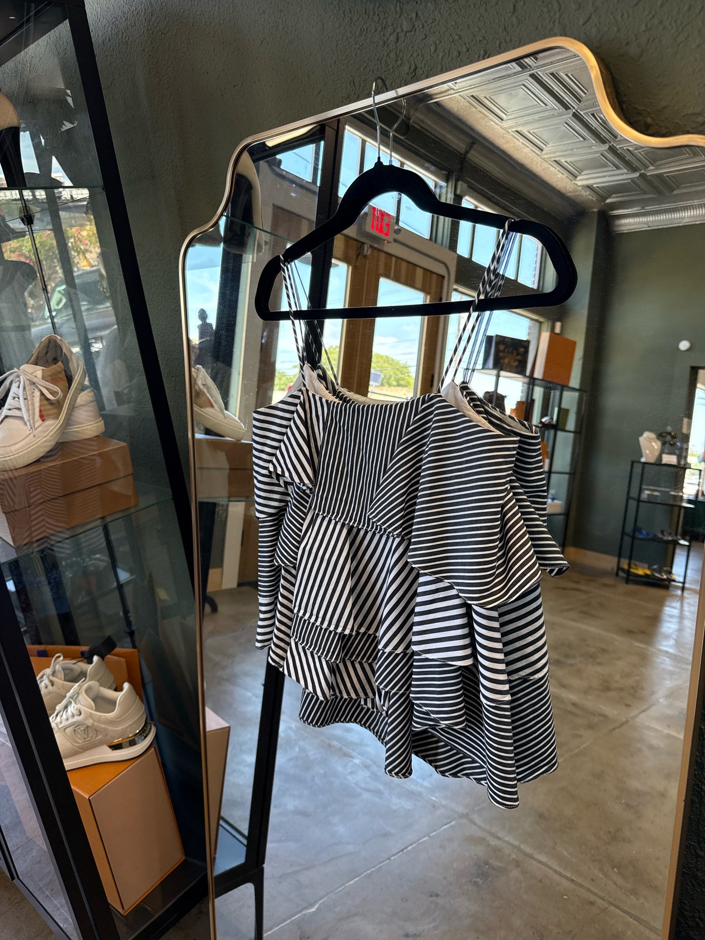 Milly Size S Black/White Top