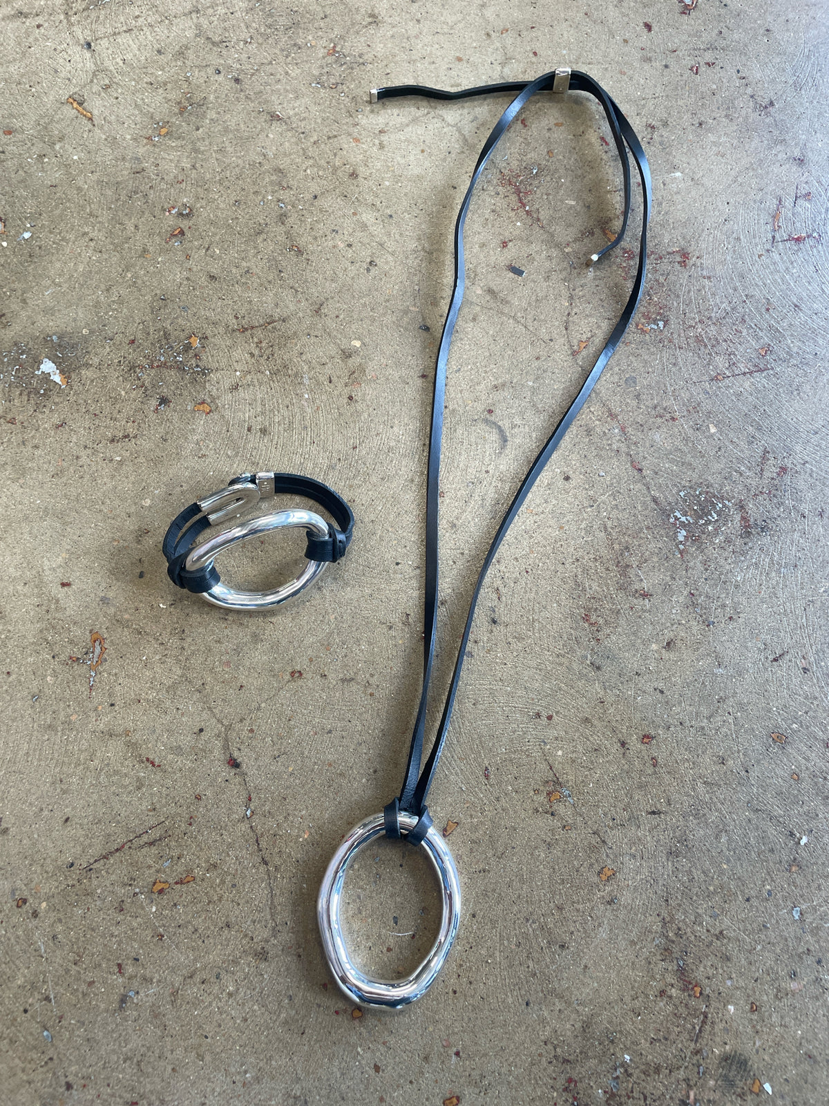 BR black and silver Jewelry Set