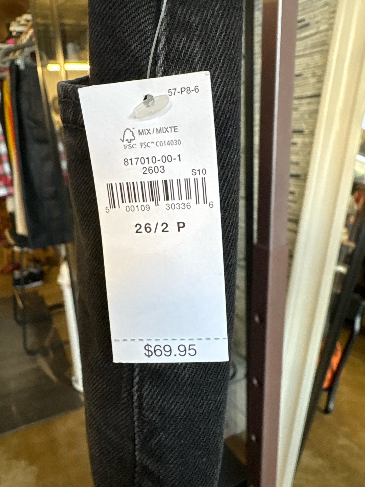 GAP Size 2P Black Denim Skirt