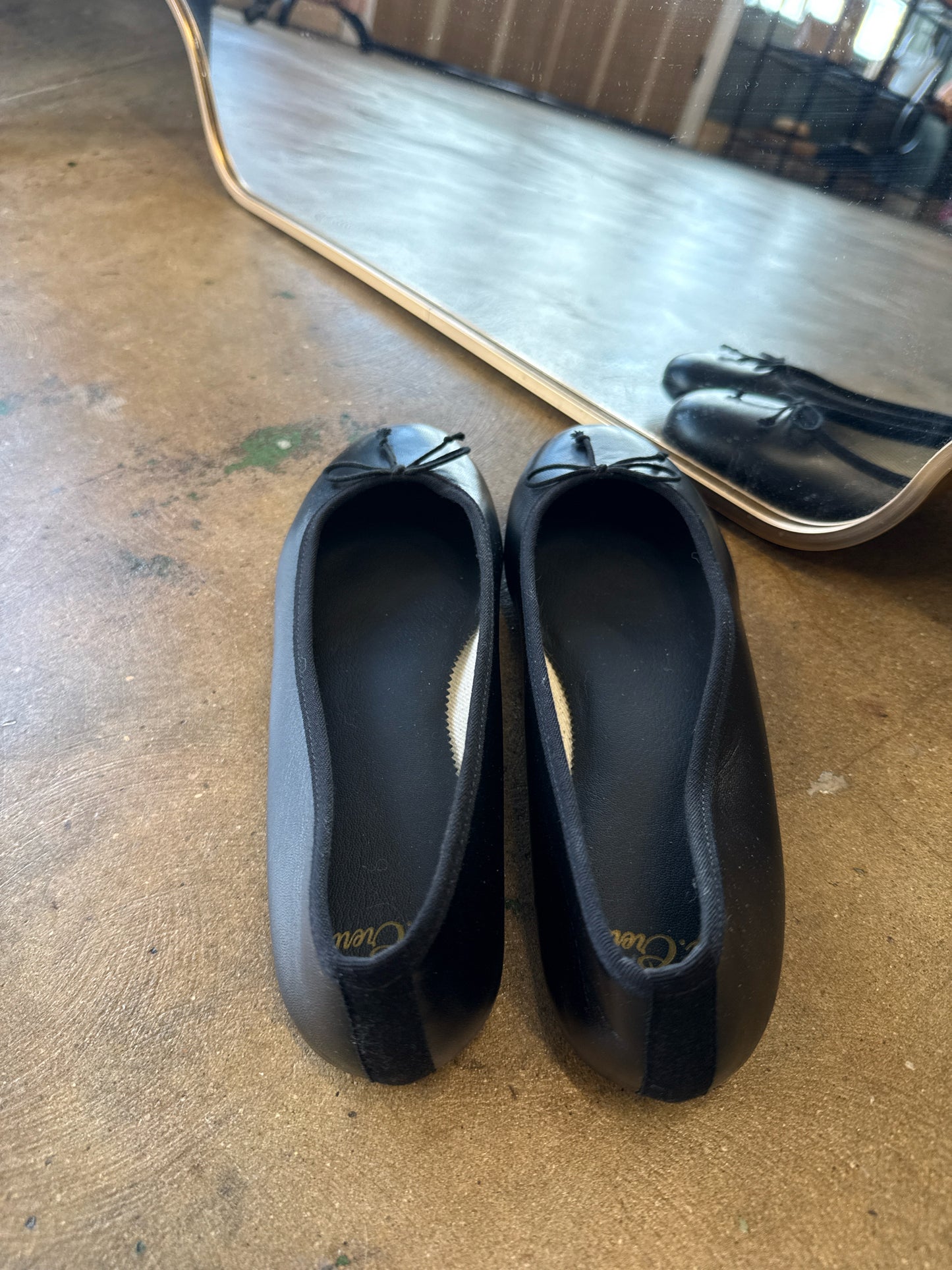 Jcrew Shoe Size 7 Black Flats