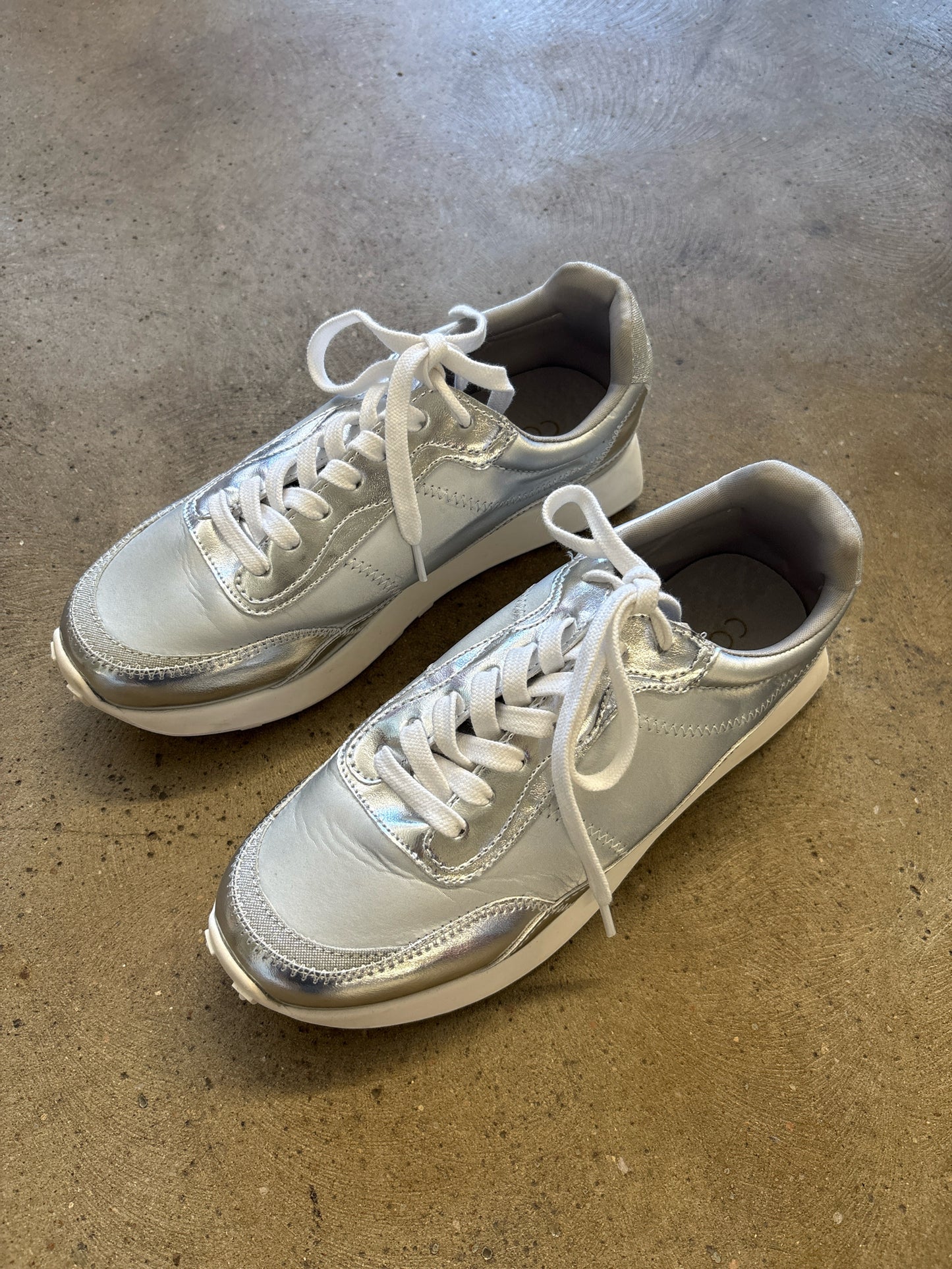 Coconuts Shoe Size 7 Silver Sneakers