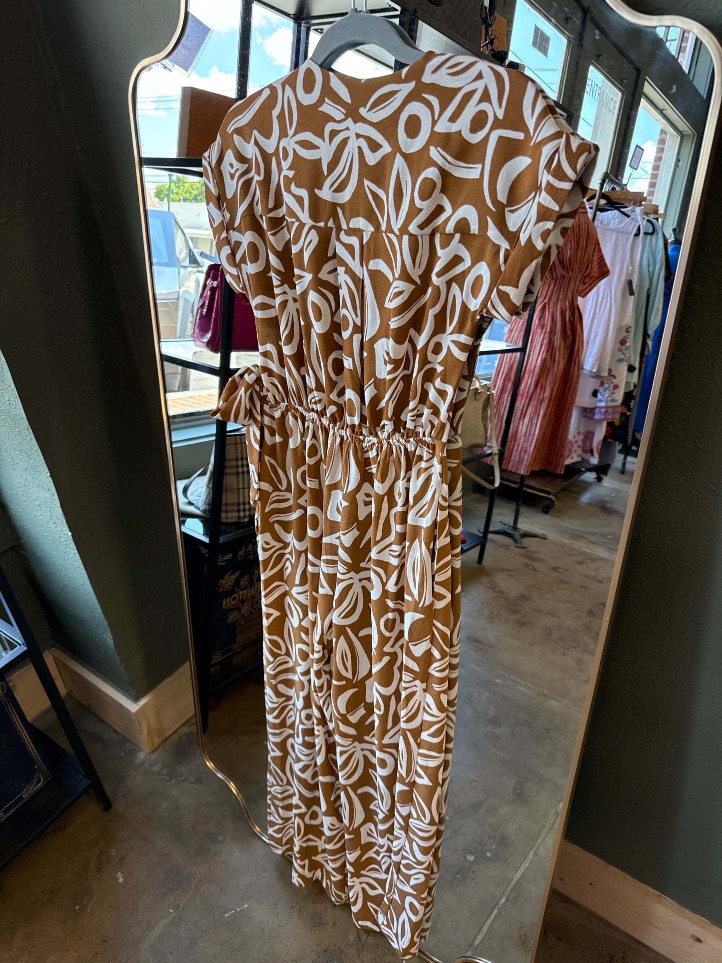 monteau Size XS Brown/White Romper