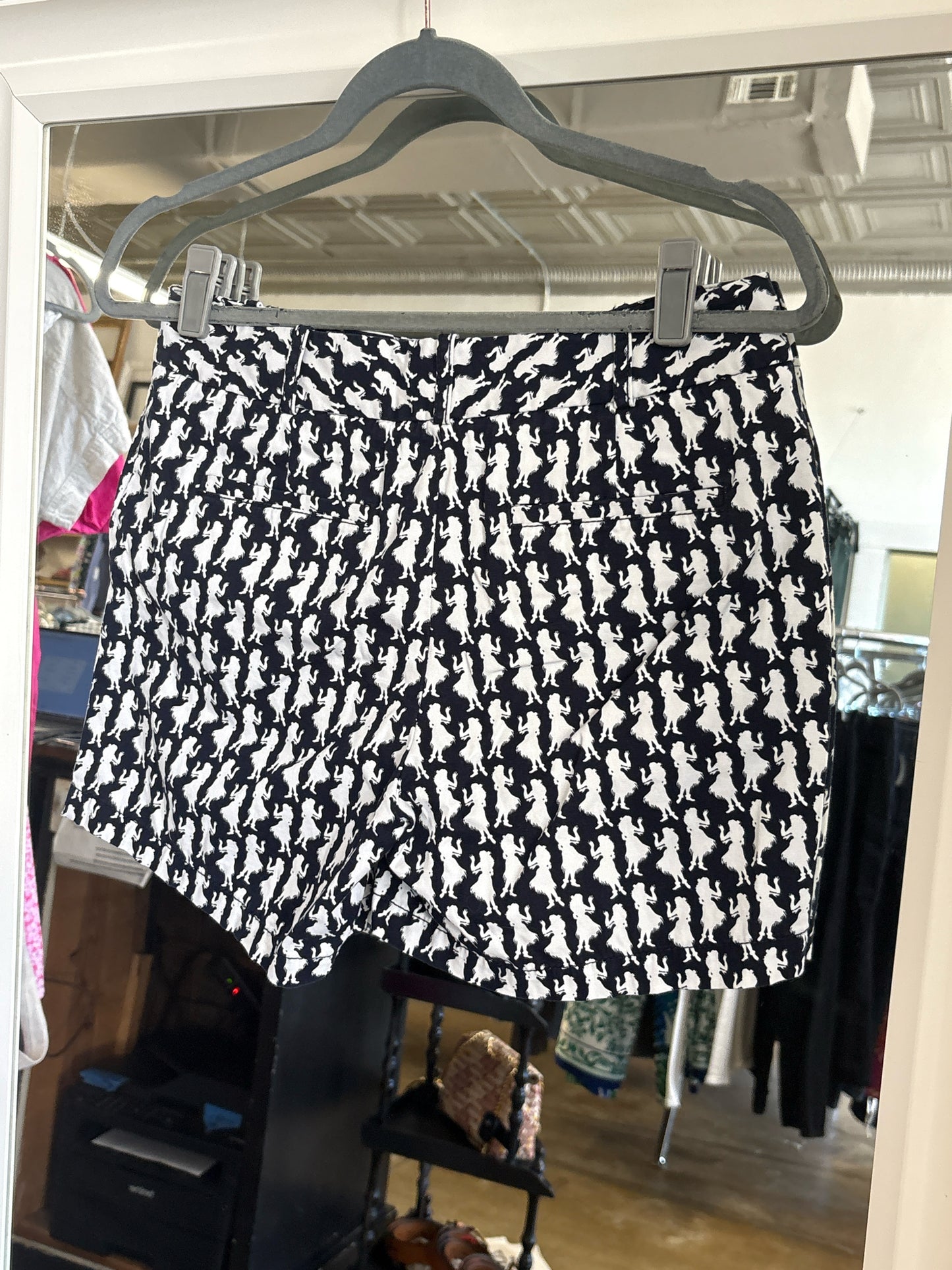 TALBOTS Size 2 blue and white Shorts